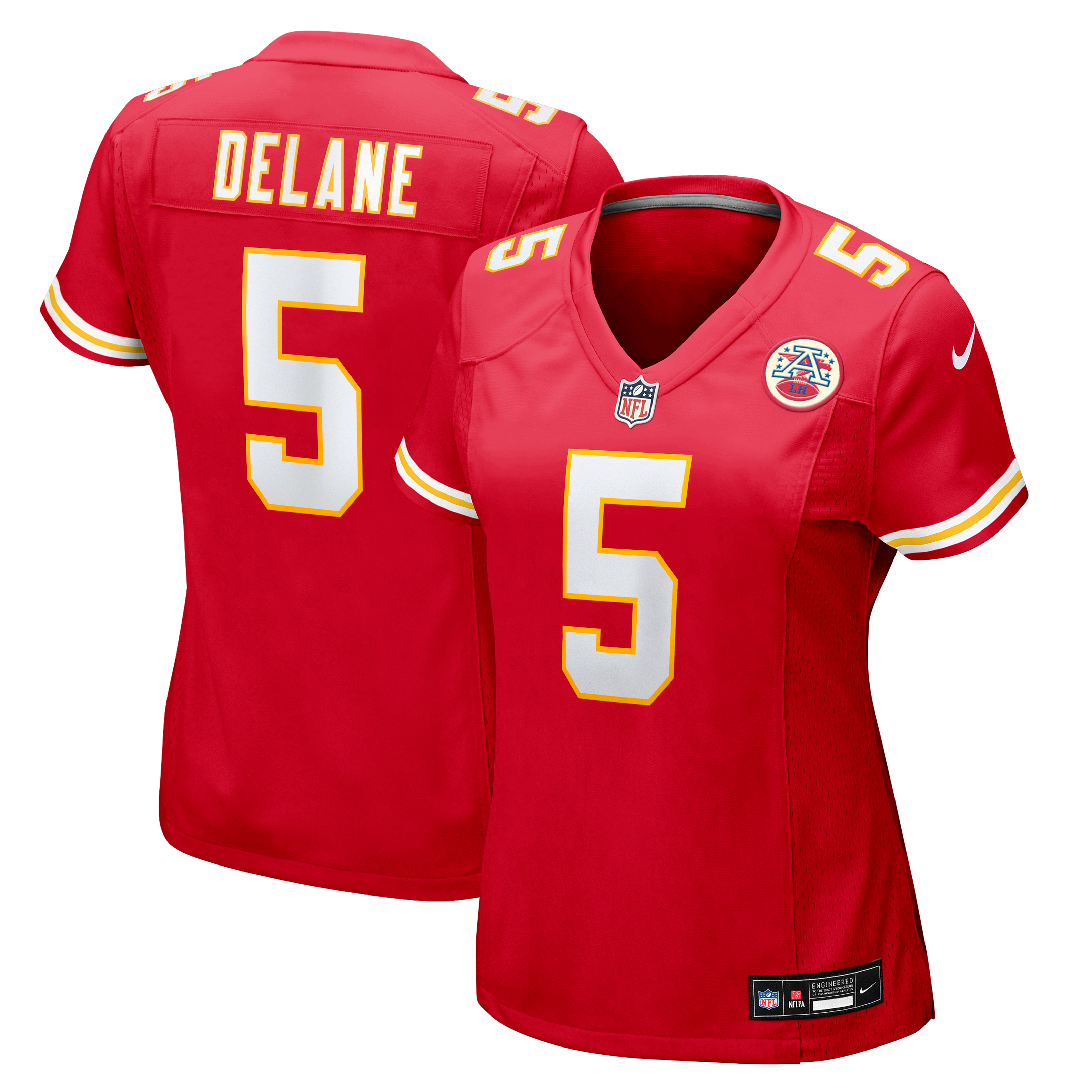 Women's Kansas City Chiefs Mansoor Delane Nike Red Game Jersey
