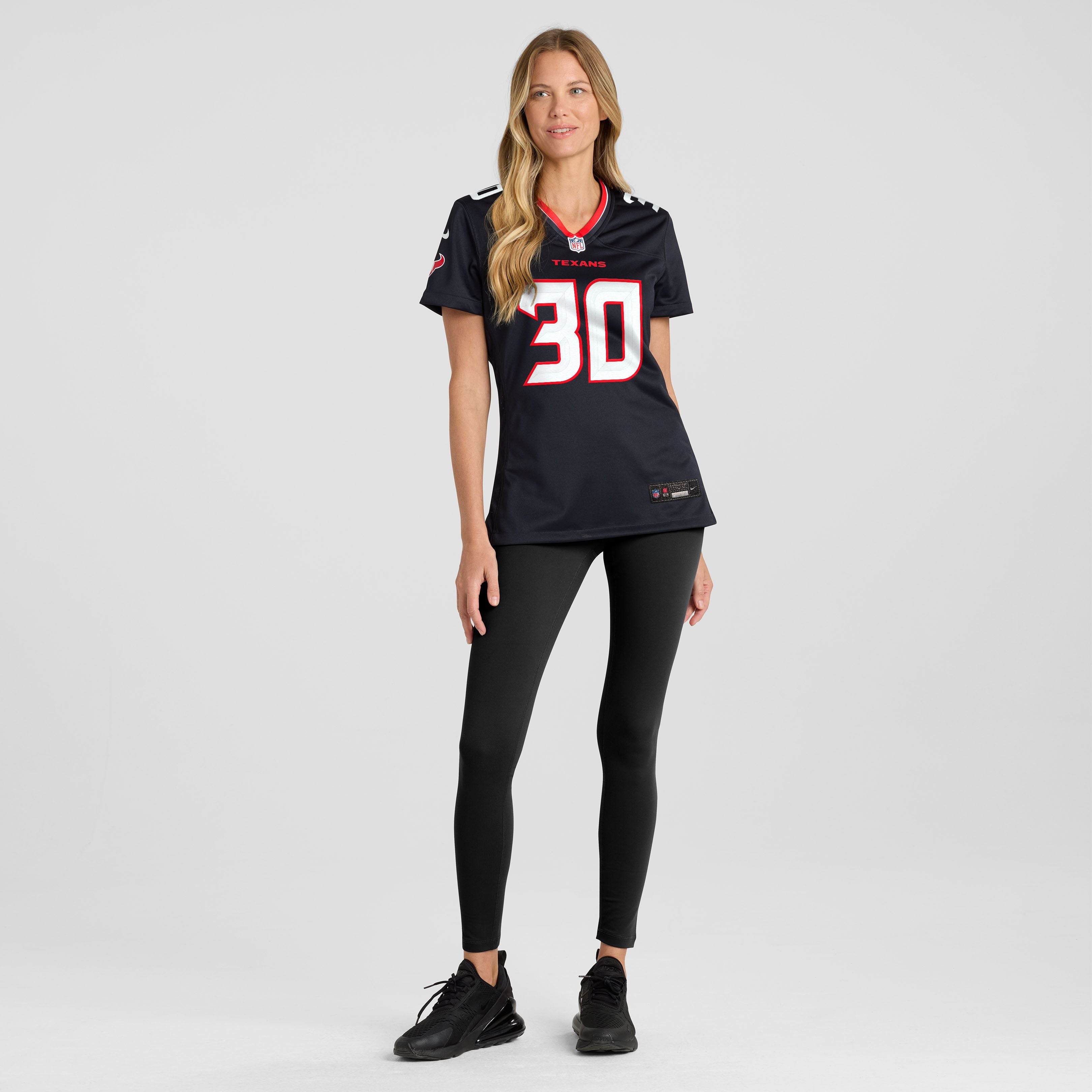 Women's Houston Texans Brandon Codrington Nike Navy Team Game Jersey