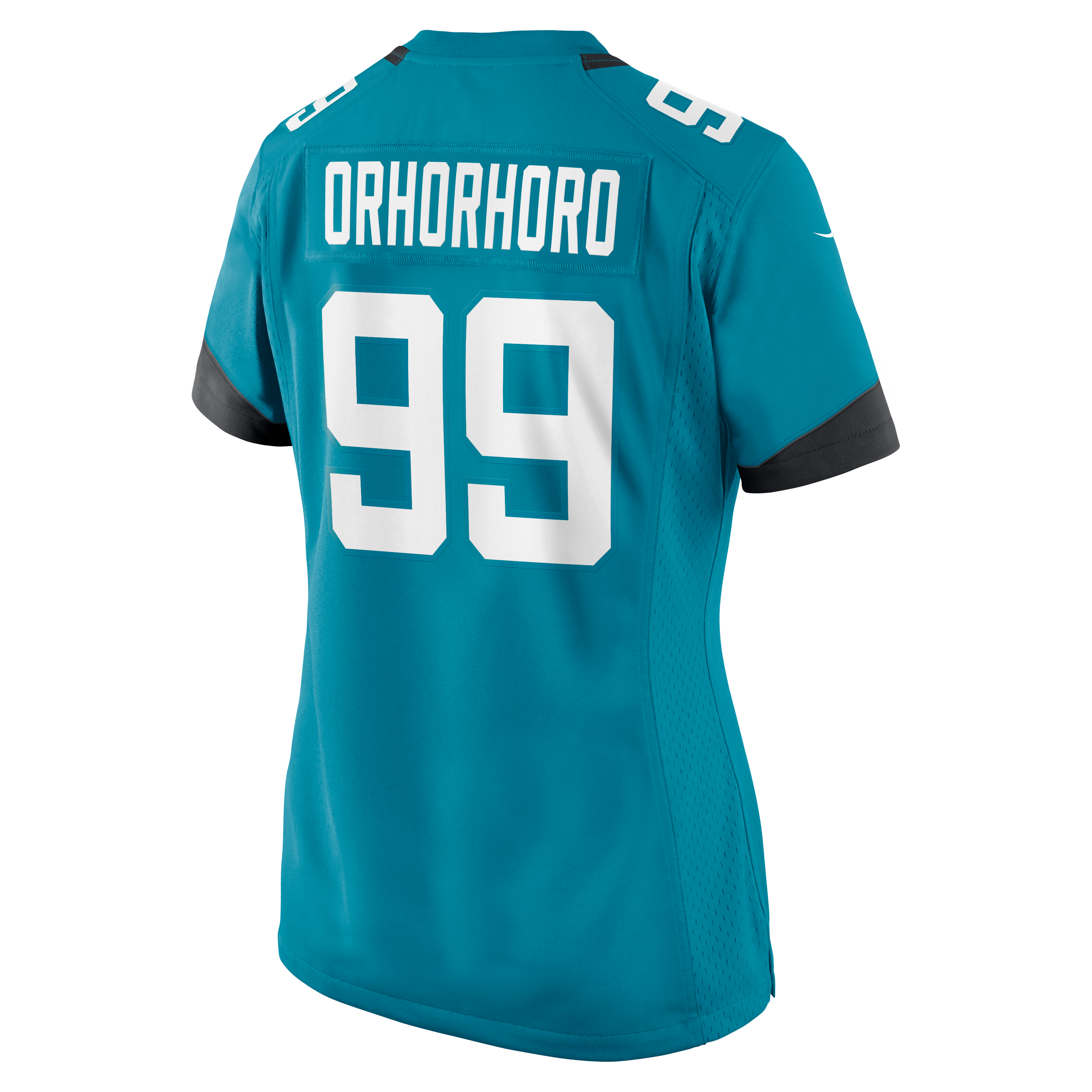Women's Jacksonville Jaguars Ruke Orhorhoro Nike Teal Team Game Jersey
