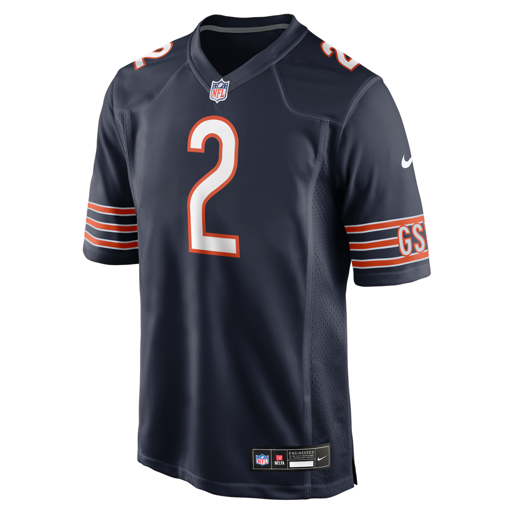 Men's Chicago Bears Coby Bryant Nike Navy Team Game Jersey