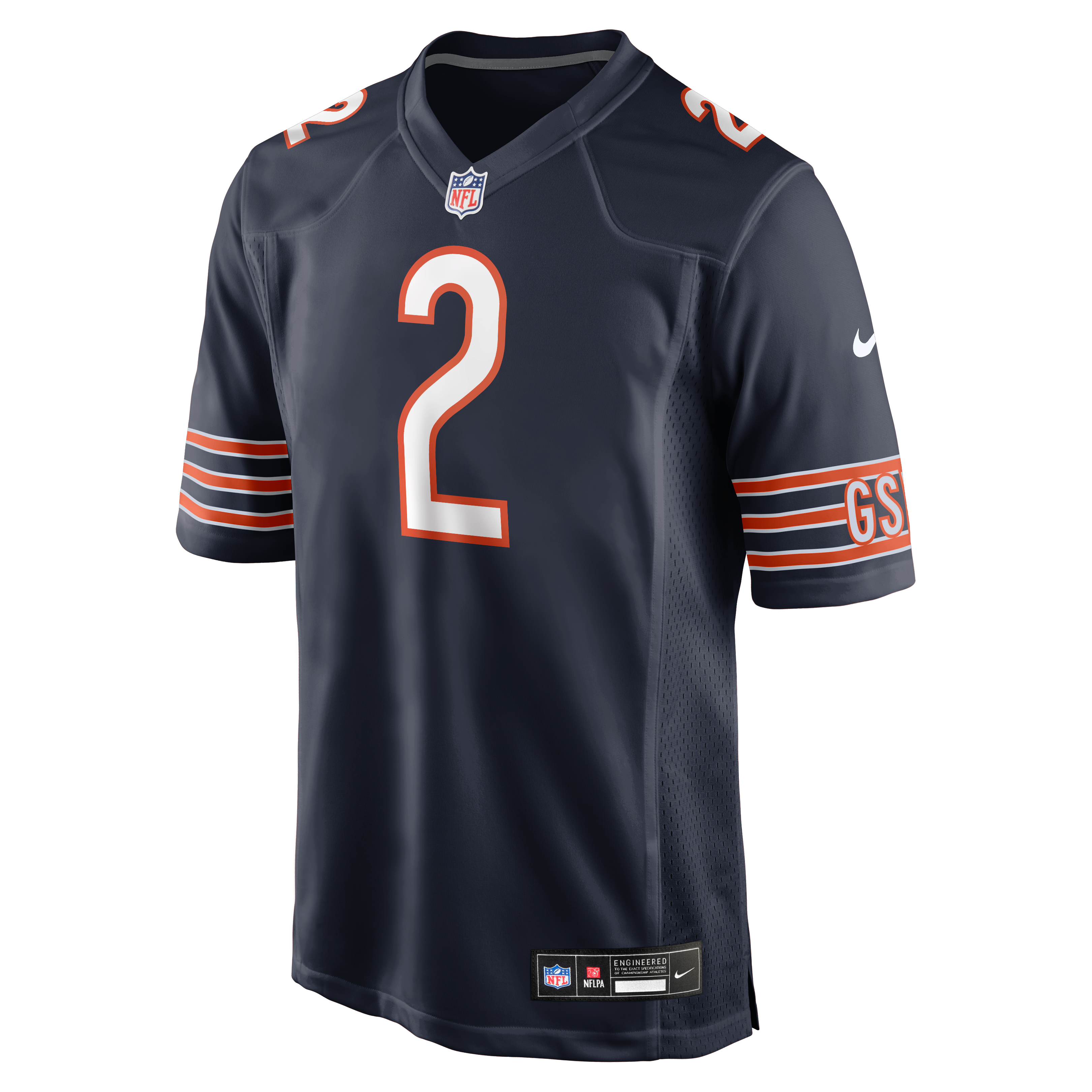 Men's Chicago Bears Coby Bryant Nike Navy Team Game Jersey