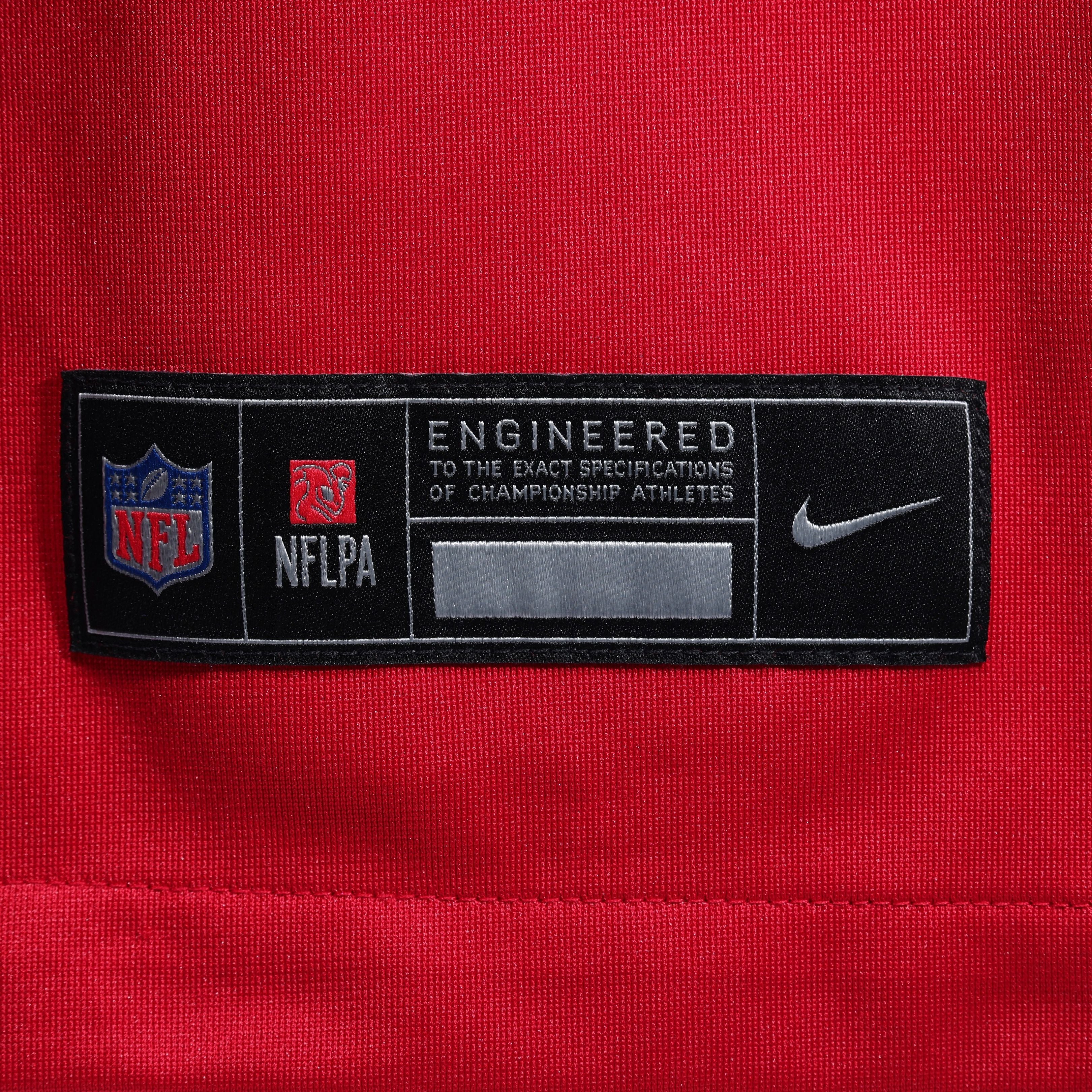 Men's Tampa Bay Buccaneers Bauer Sharp Nike Red Team Game Jersey