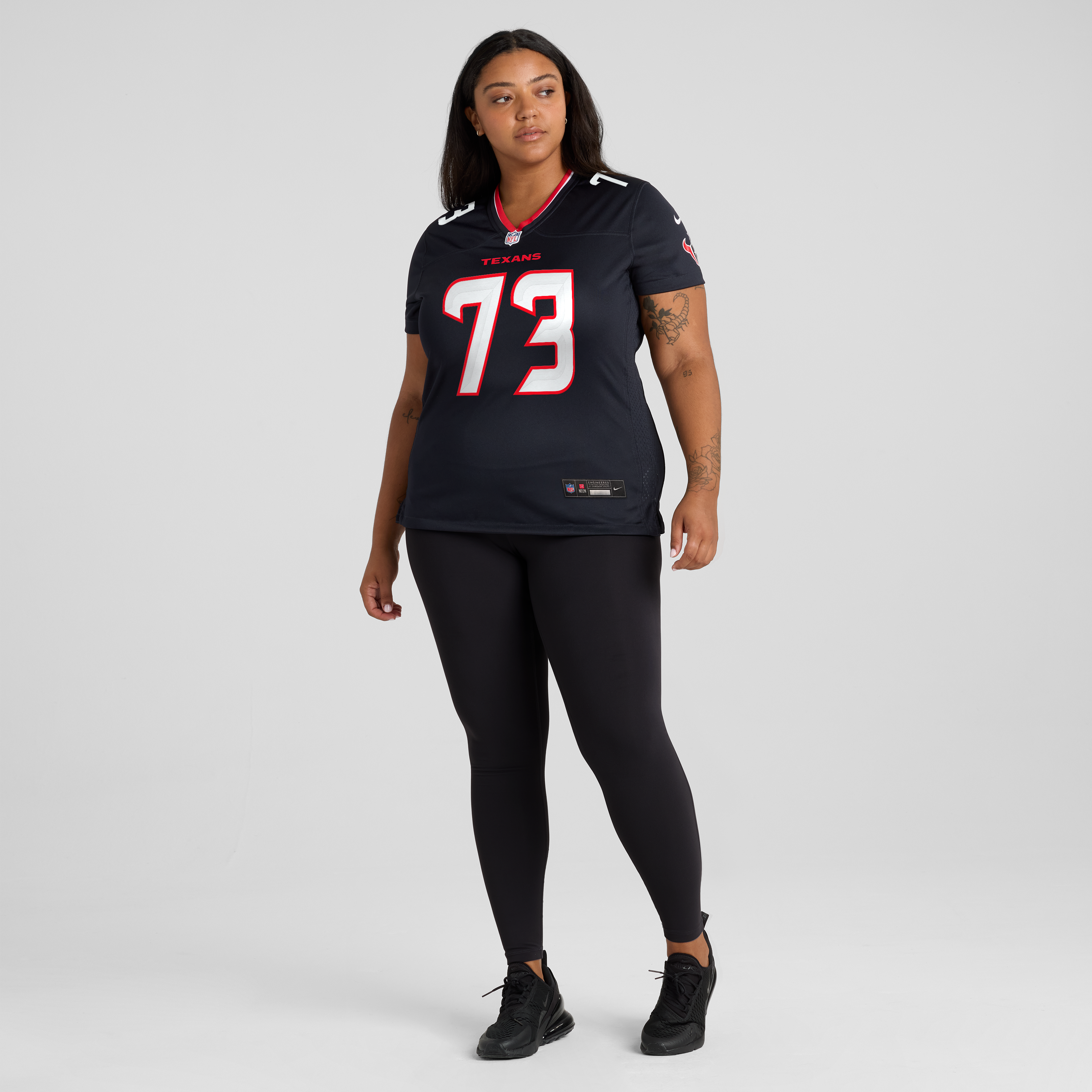 Women's Houston Texans Derrick Graham Nike Navy Team Game Jersey