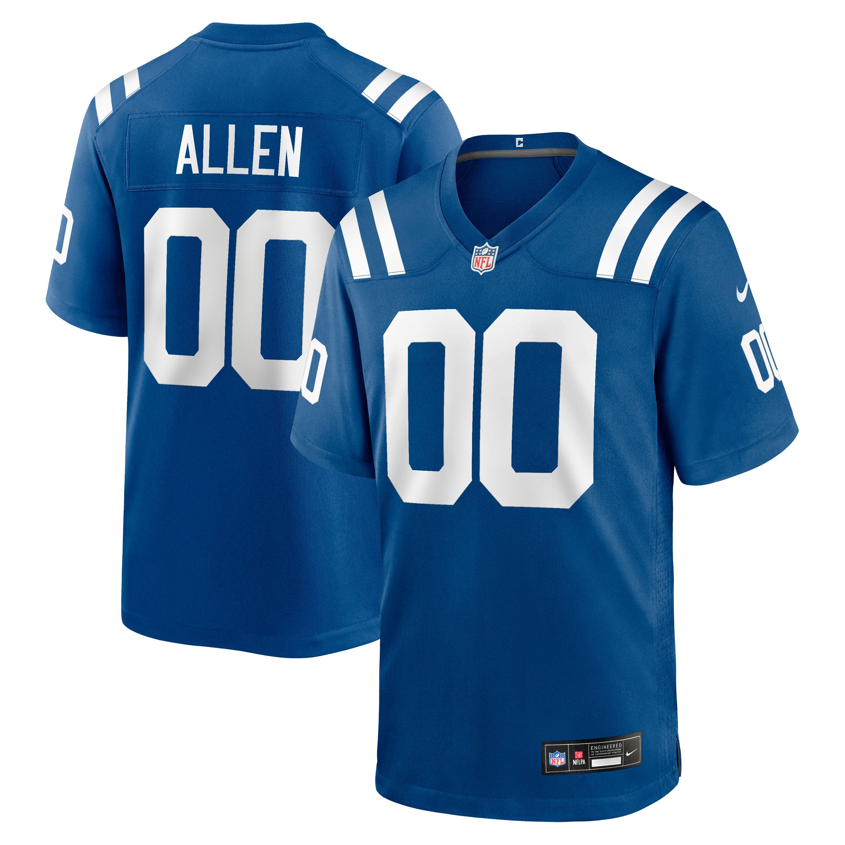 Men's Indianapolis Colts Cj Allen Nike Royal Game Jersey