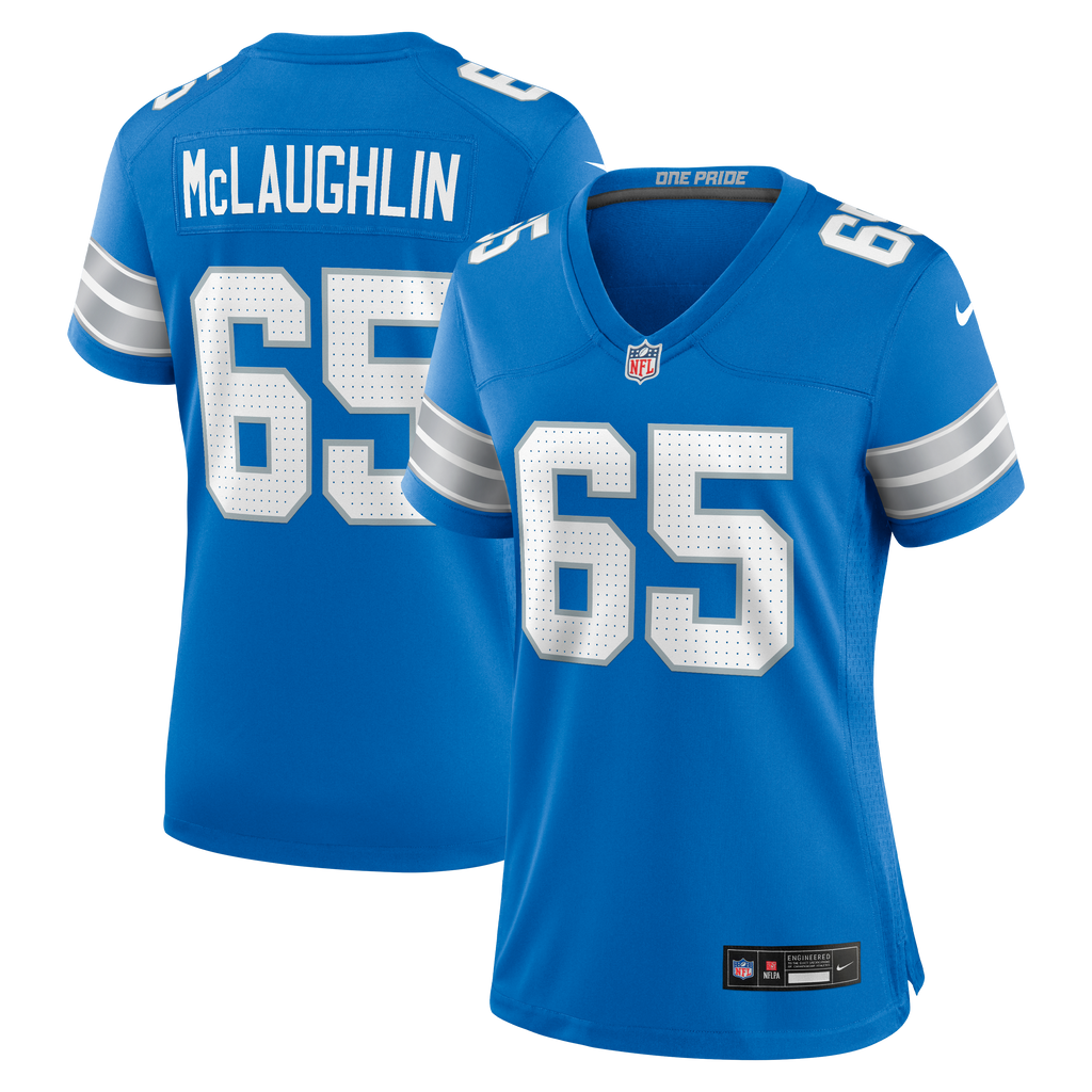 Women's Detroit Lions Seth Mclaughlin Nike Blue Team Game Jersey