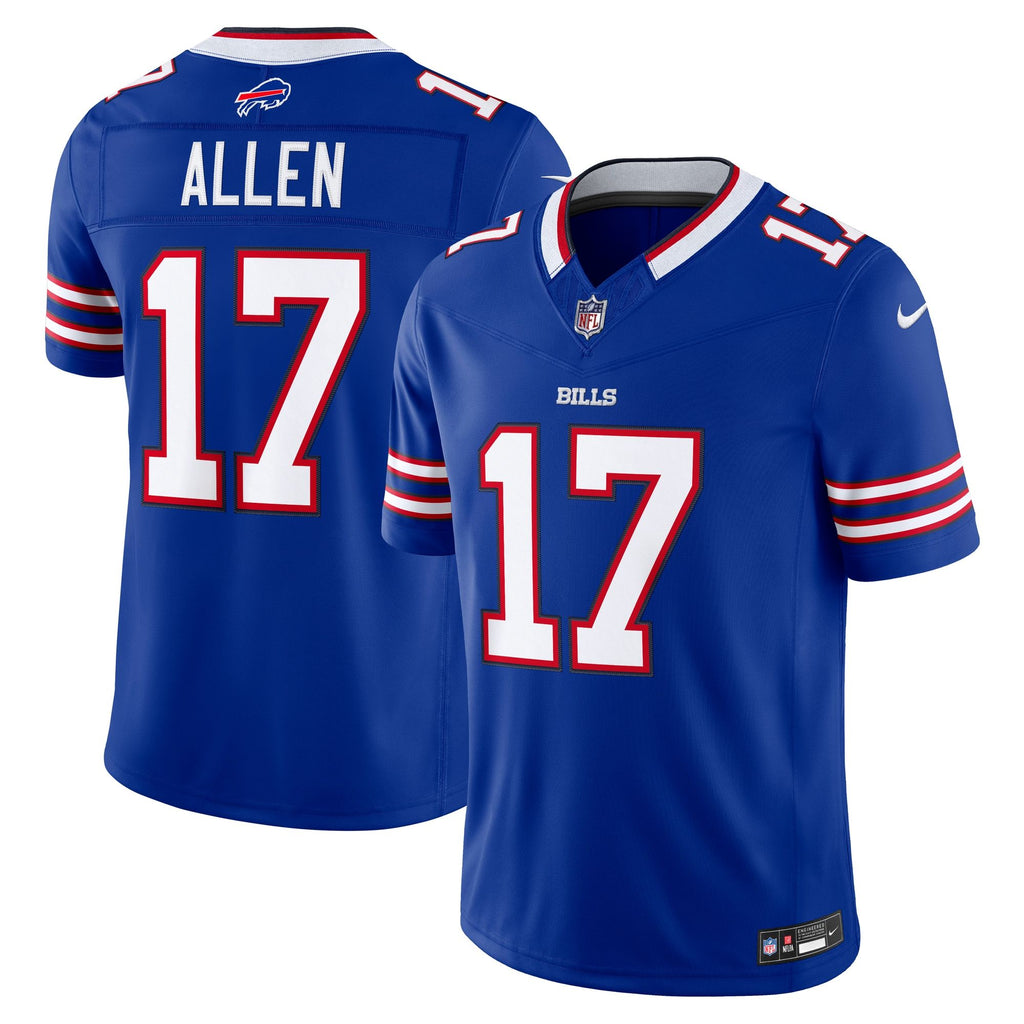 Men's Buffalo Bills Josh Allen Nike Royal Team Vapor Fuse Stitched Limited Jersey