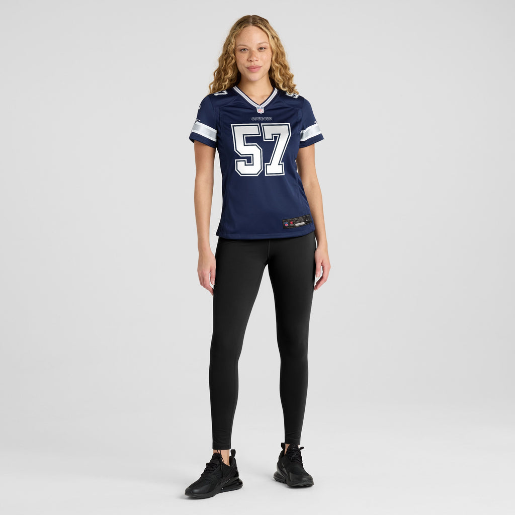 Women's Dallas Cowboys Malachi Lawrence Nike Navy Game Jersey