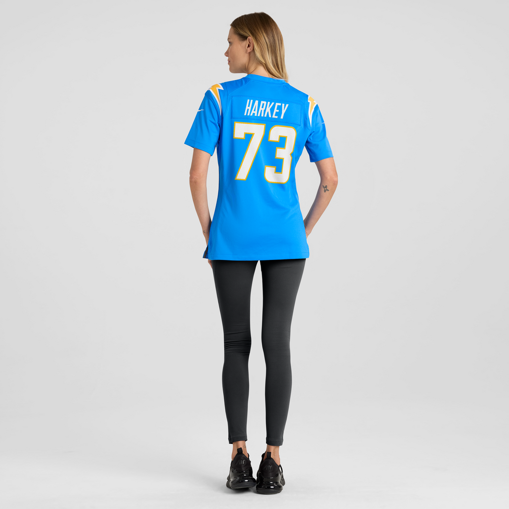 Women's Los Angeles Chargers Alex Harkey Nike Powder Blue Team Game Jersey