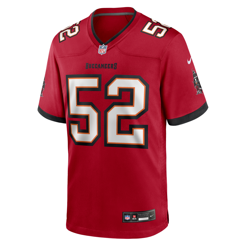 Men's Tampa Bay Buccaneers Christian Rozeboom Nike Red Team Game Jersey