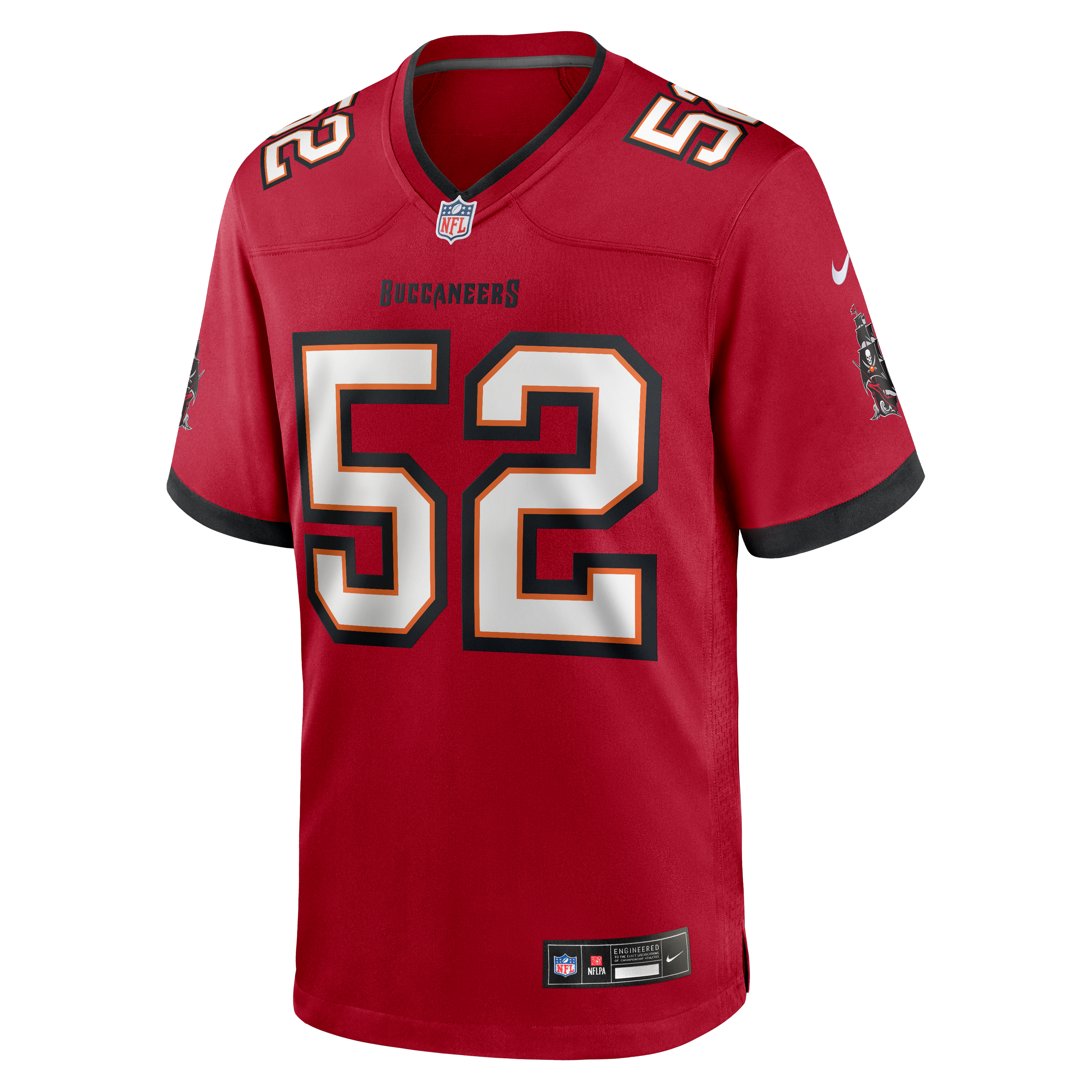 Men's Tampa Bay Buccaneers Christian Rozeboom Nike Red Team Game Jersey