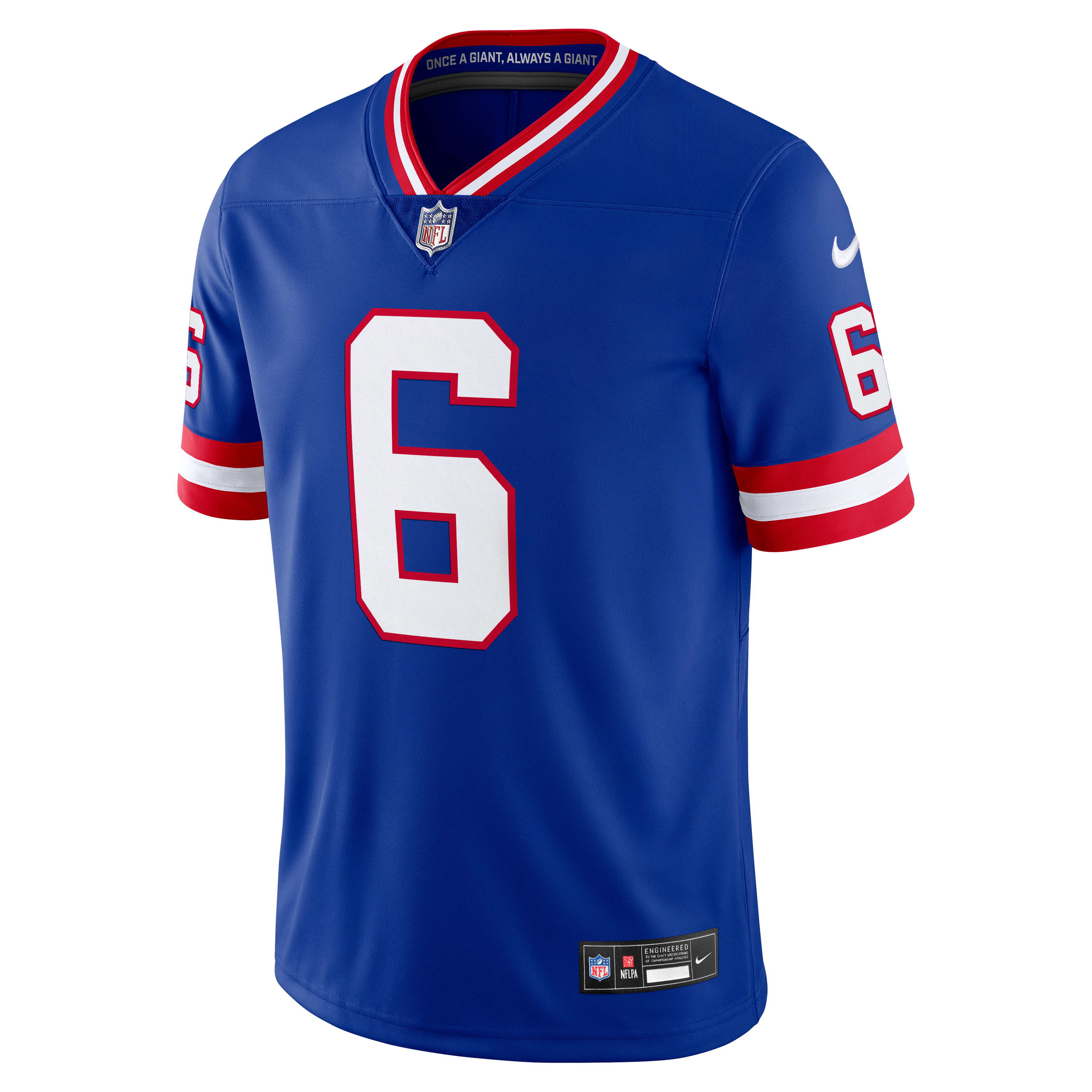 Men's New York Giants Jaxson Dart Nike Royal Legacy Vapor Untouchable Stitched Limited Jersey