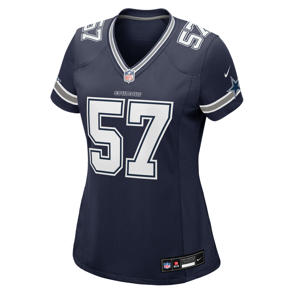 Women's Dallas Cowboys Malachi Lawrence Nike Navy Game Jersey