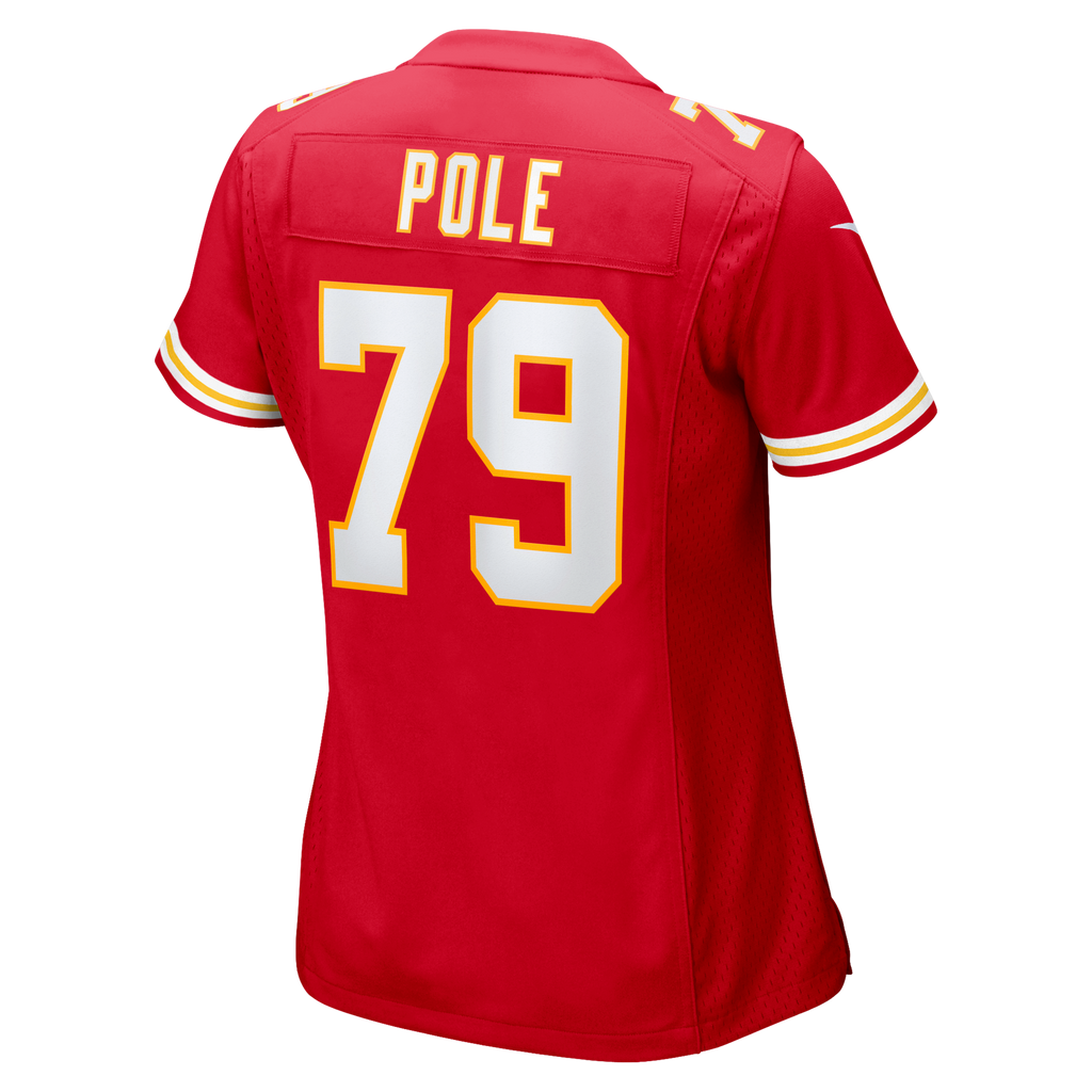 Women's Kansas City Chiefs Esa Pole Nike Red Team Game Jersey