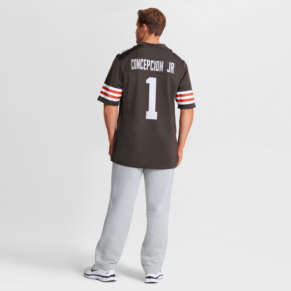Men's Cleveland Browns Kc Concepcion Nike Brown 2026 Nfl Draft First Round Pick No 24 Team Game Jersey
