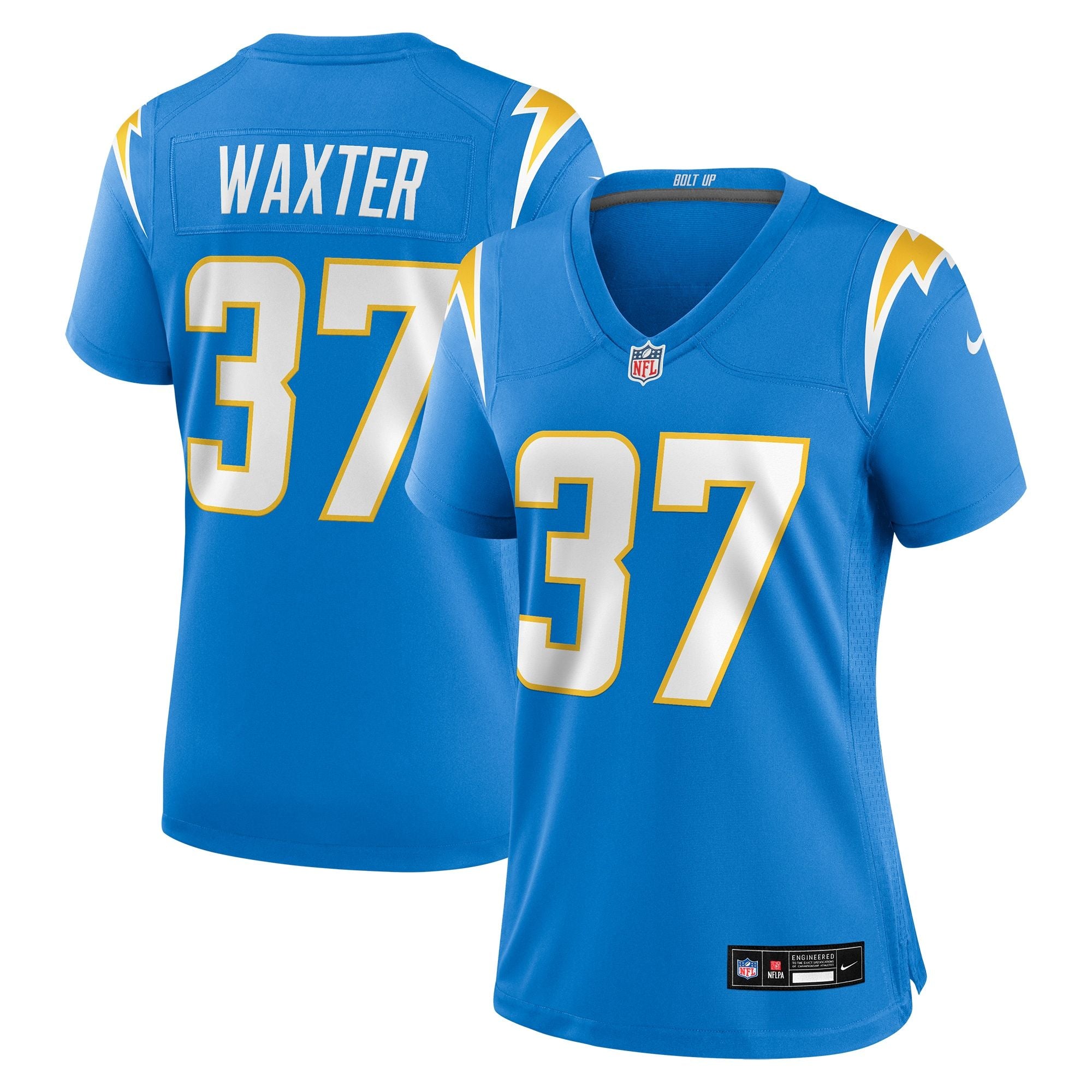 Women's Los Angeles Chargers Isas Waxter Nike Powder Blue Team Game Jersey