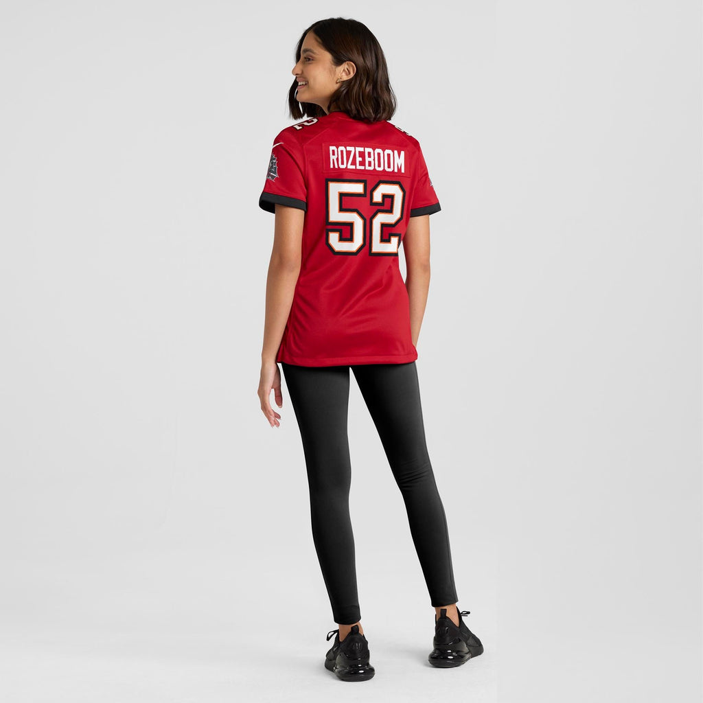 Women's Tampa Bay Buccaneers Christian Rozeboom Nike Red Team Game Jersey