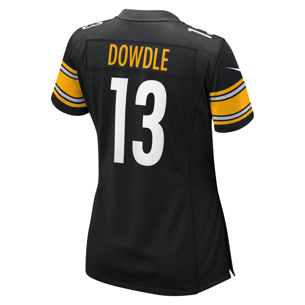 Women's Pittsburgh Steelers Rico Dowdle Nike Black Team Game Jersey