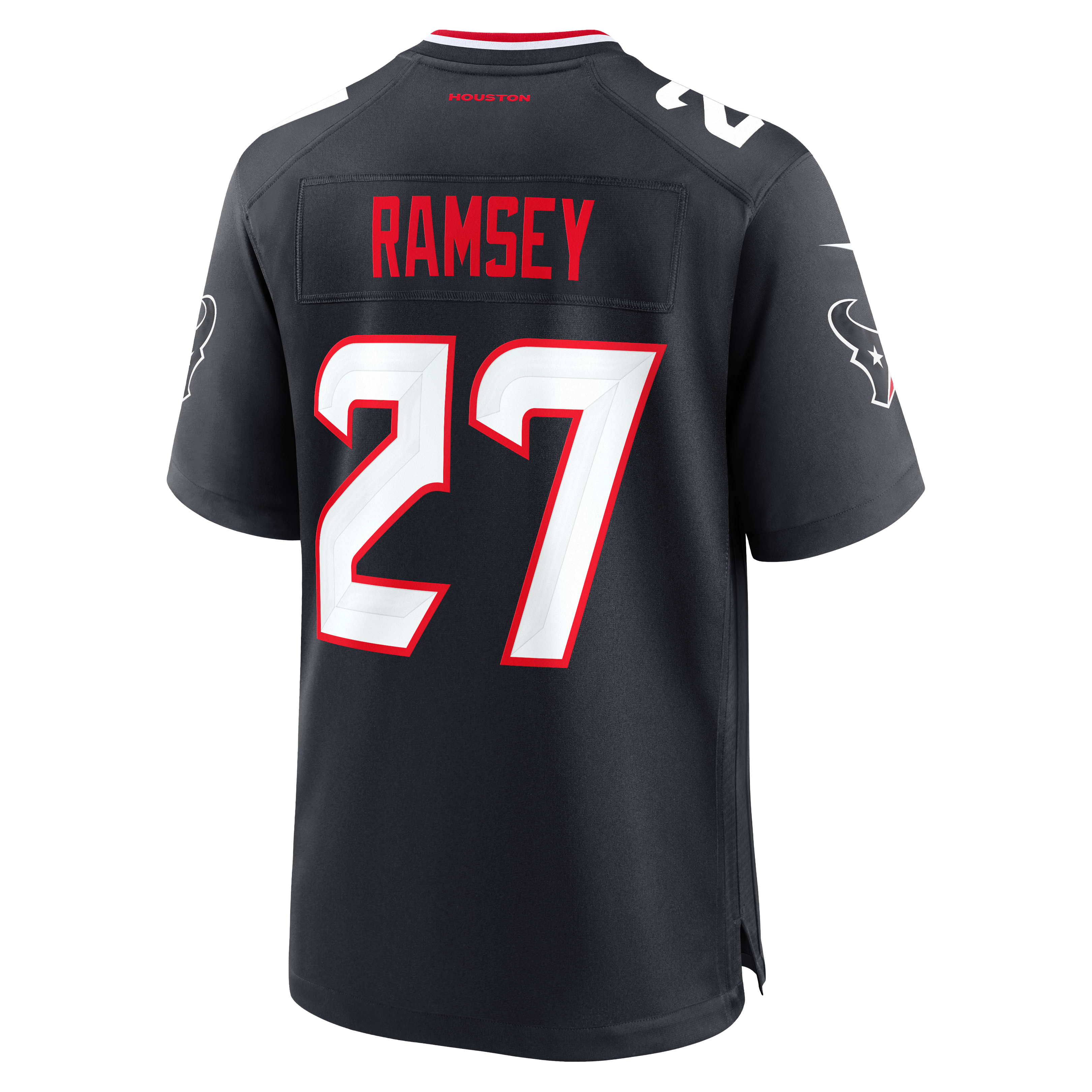 Men's Houston Texans Kamari Ramsey Nike Navy Team Game Jersey