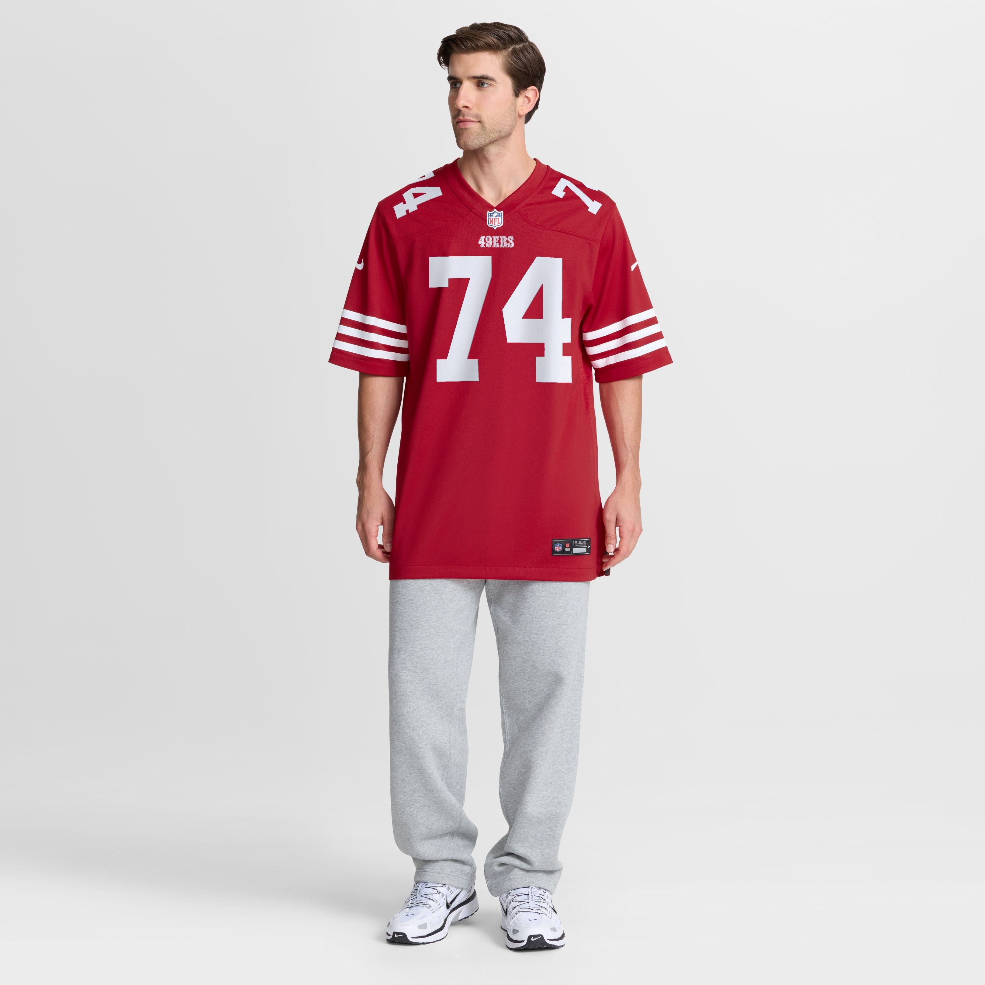 Men's San Francisco 49Ers Brett Toth Nike Scarlet Team Game Jersey