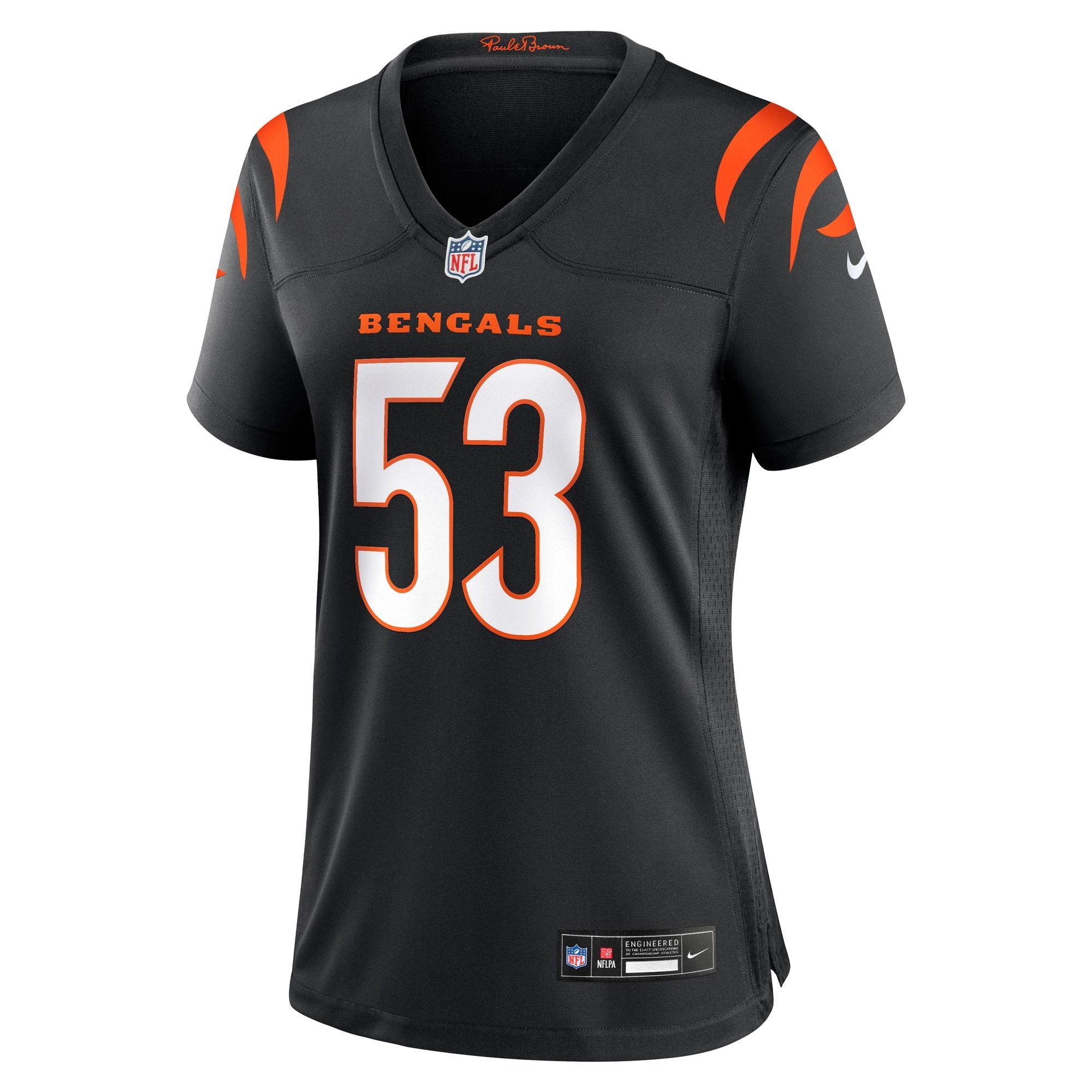 Women's Cincinnati Bengals Boye Mafe Nike Black Team Game Jersey