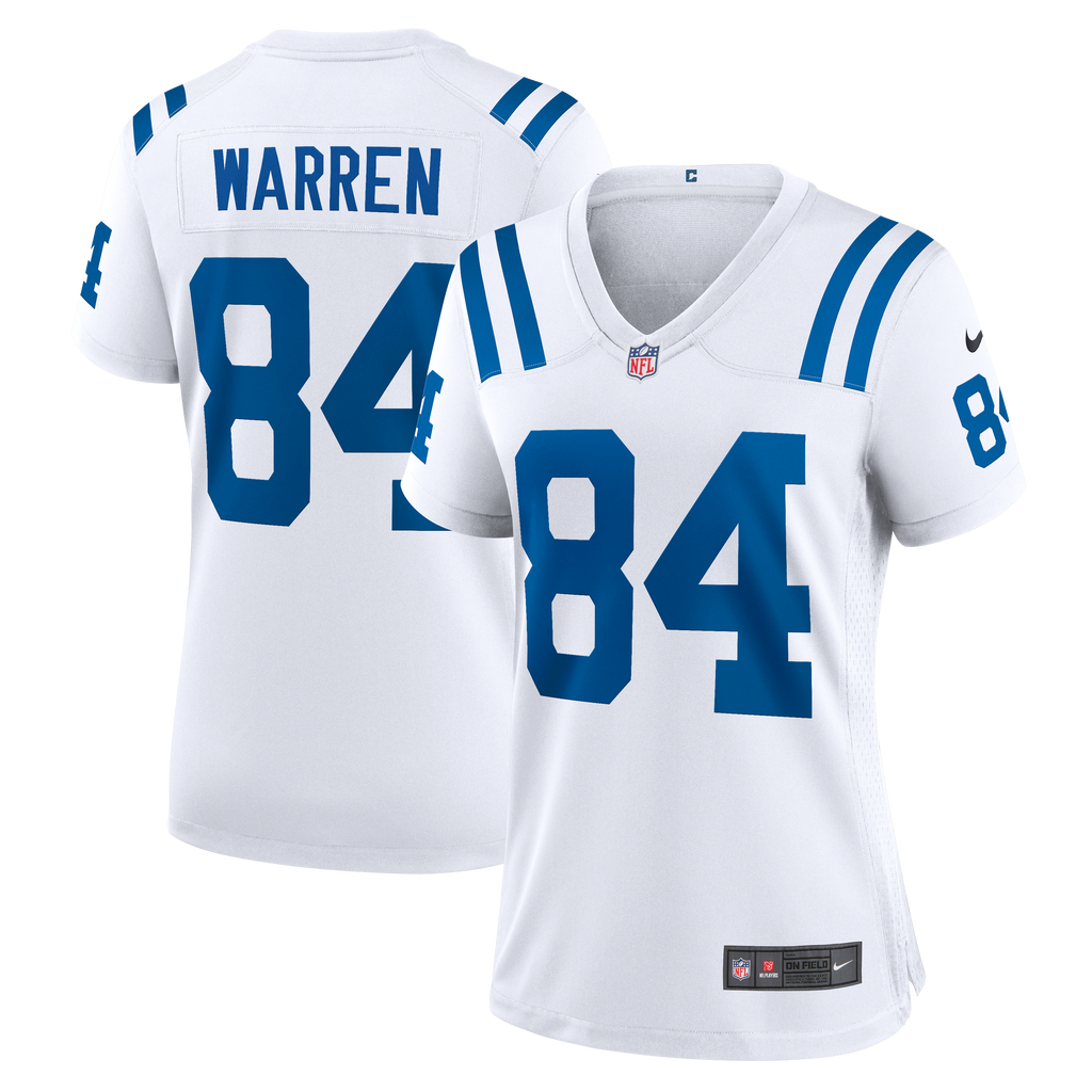 Women's Indianapolis Colts Tyler Warren Nike White Game Jersey