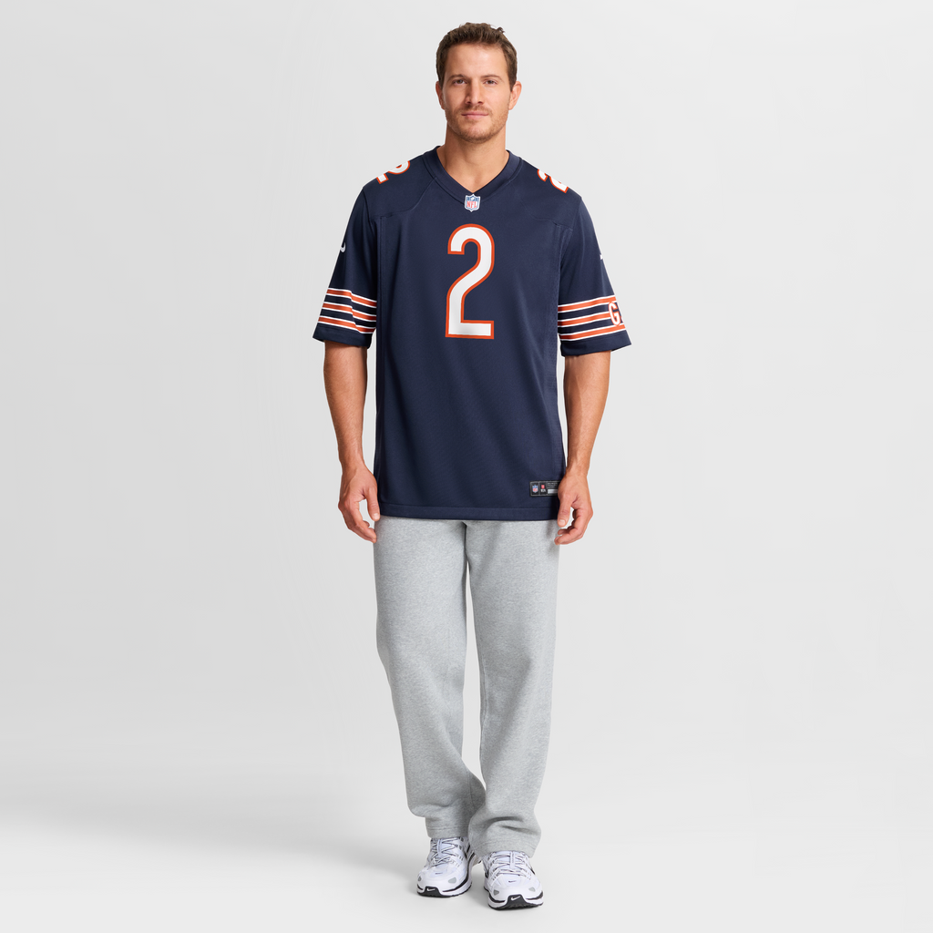Men's Chicago Bears Coby Bryant Nike Navy Team Game Jersey