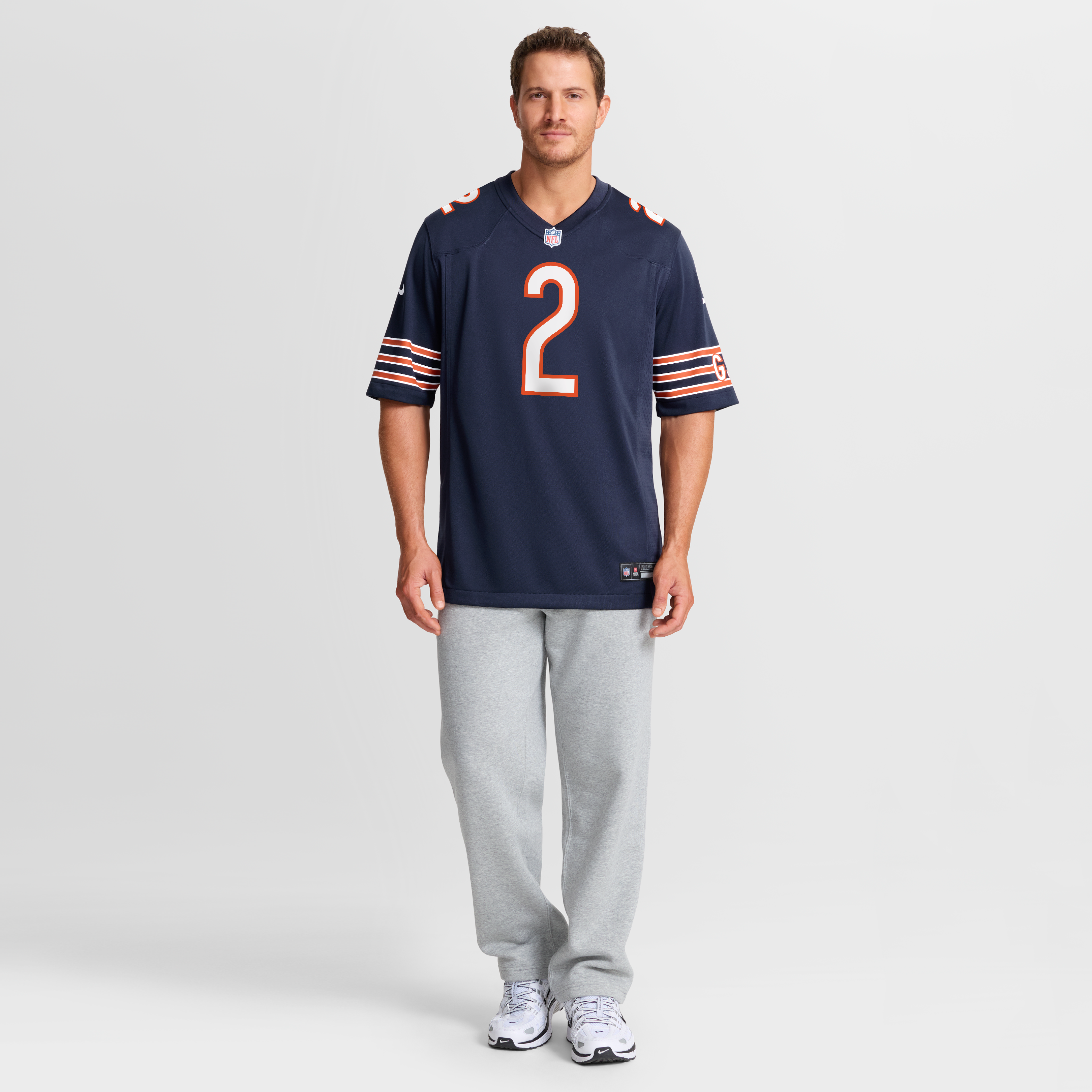 Men's Chicago Bears Coby Bryant Nike Navy Team Game Jersey