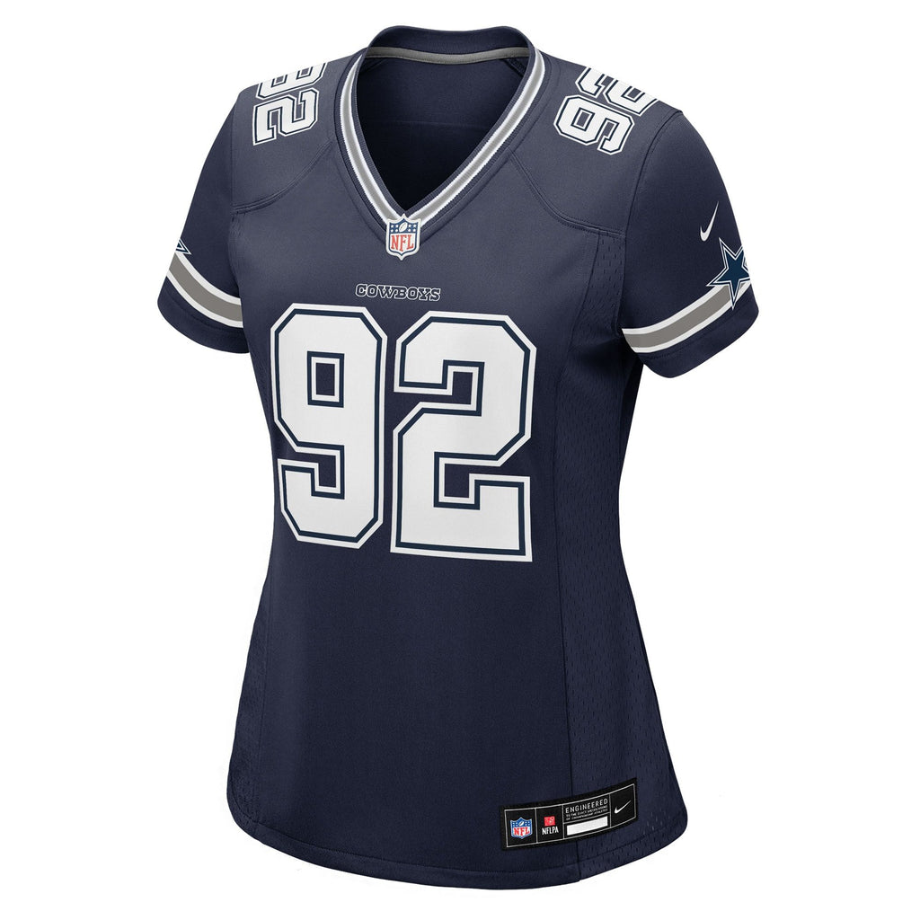 Women's Dallas Cowboys Quinnen Williams Nike Navy Team Game Jersey