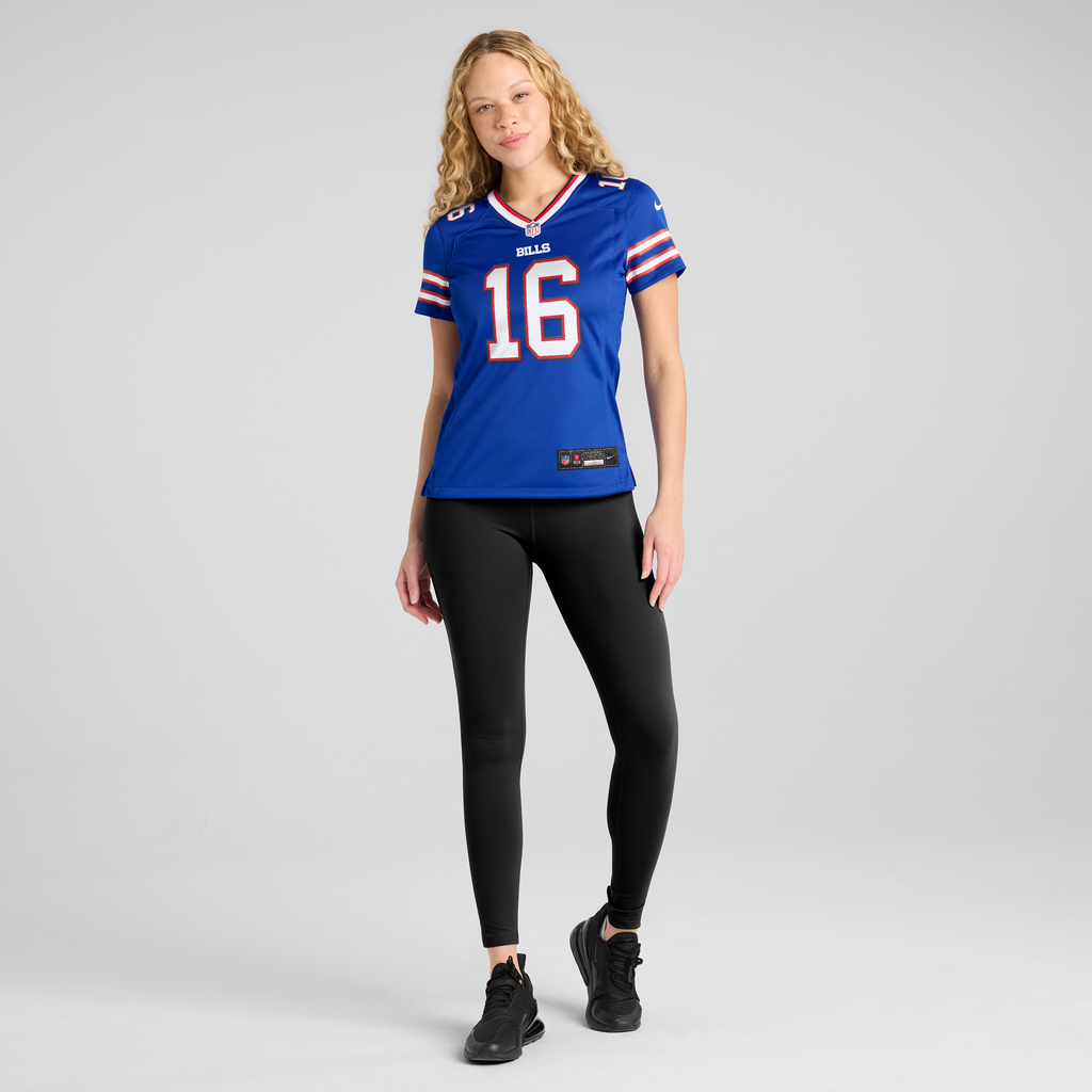 Women's Buffalo Bills Tyler Bass Nike Royal Team Game Jersey