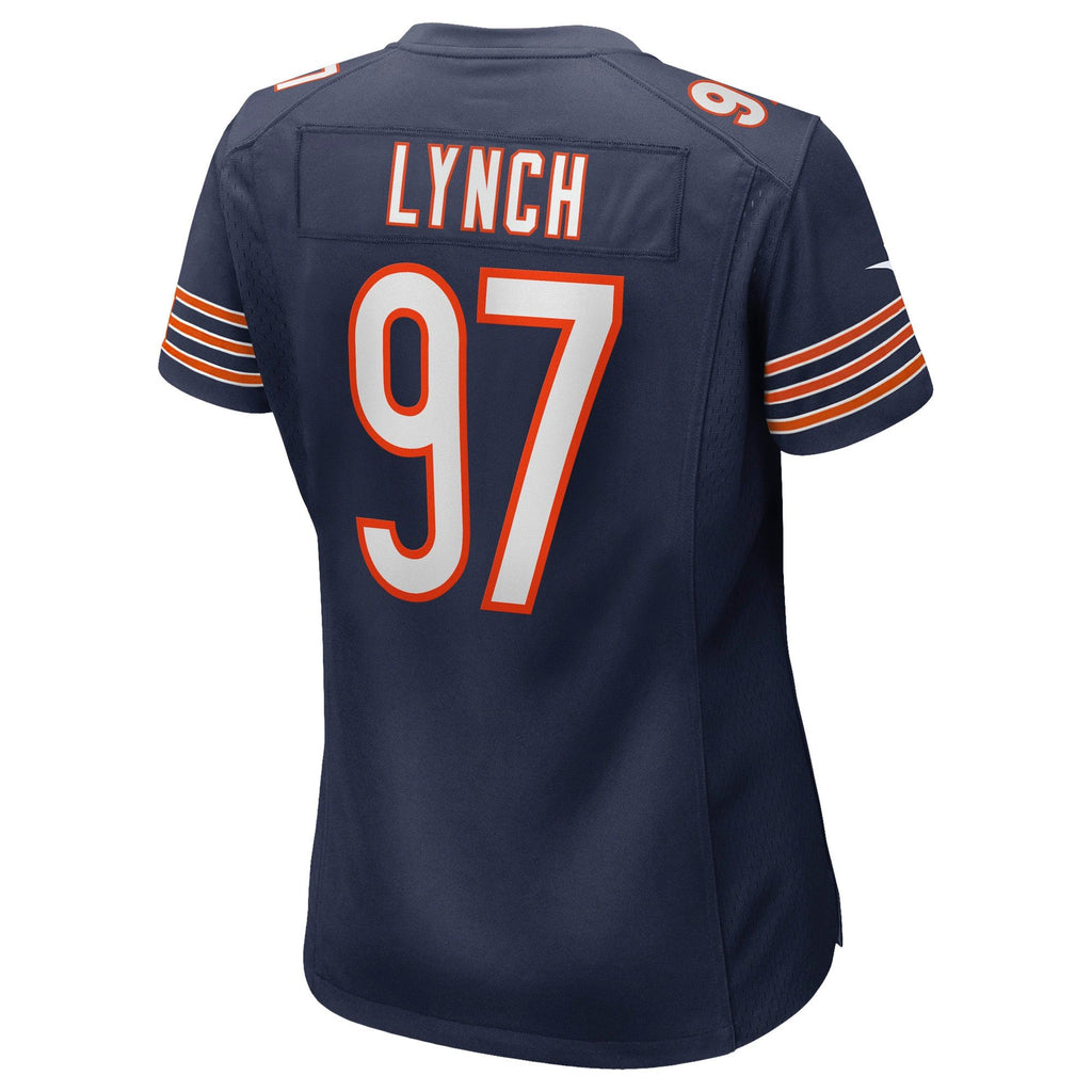 Women's Chicago Bears James Lynch Nike Navy Team Game Jersey