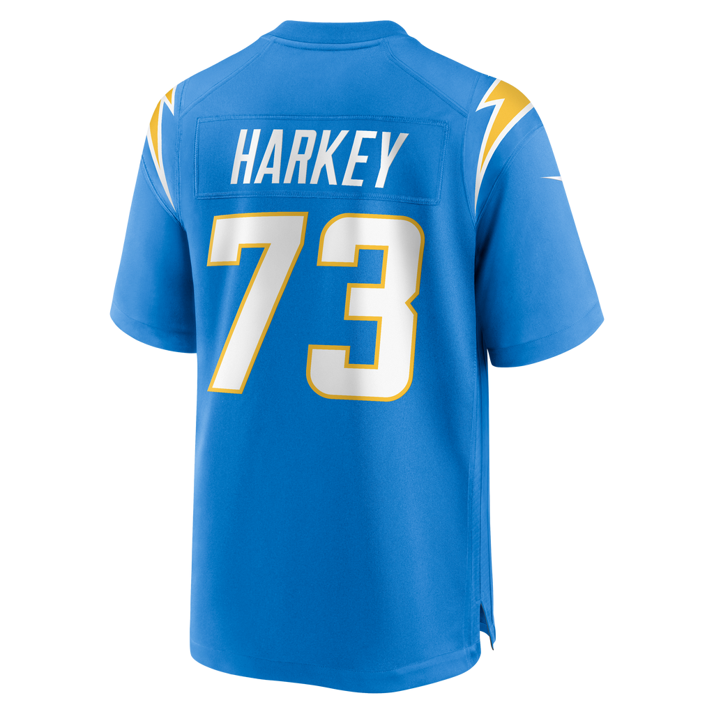 Men's Los Angeles Chargers Alex Harkey Nike Powder Blue Team Game Jersey