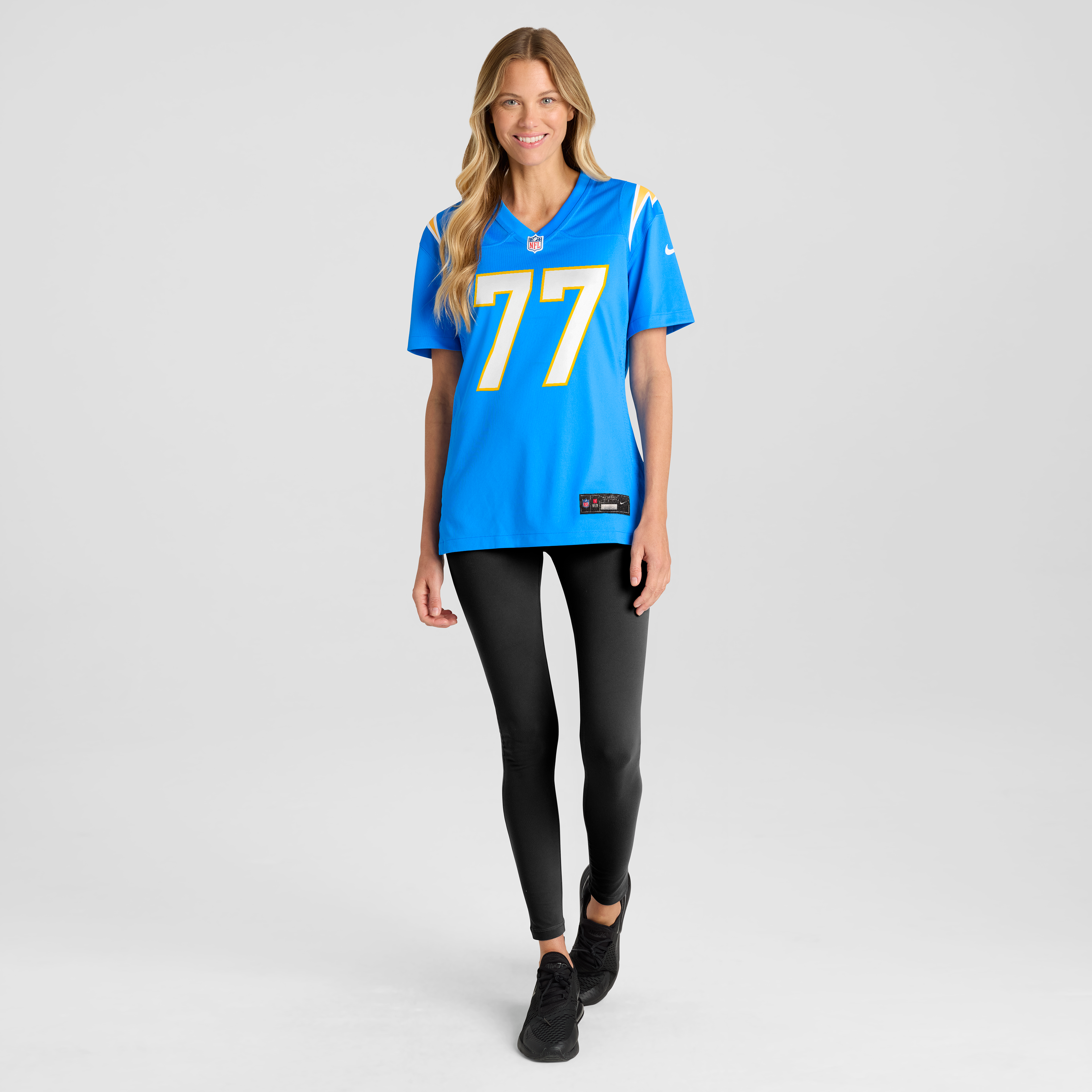 Women's Los Angeles Chargers Travis Burke Nike Powder Blue Team Game Jersey