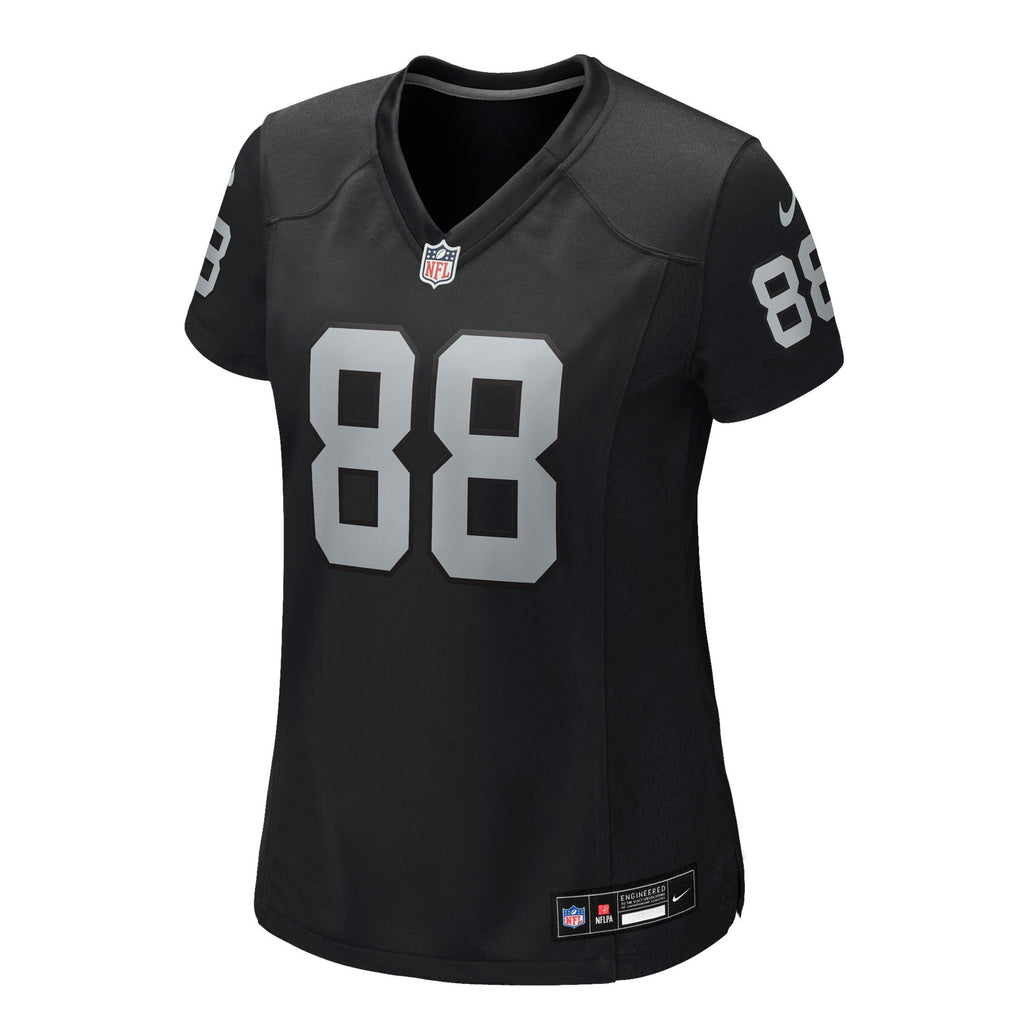 Women's Las Vegas Raiders Justin Shorter Nike Black Team Game Jersey