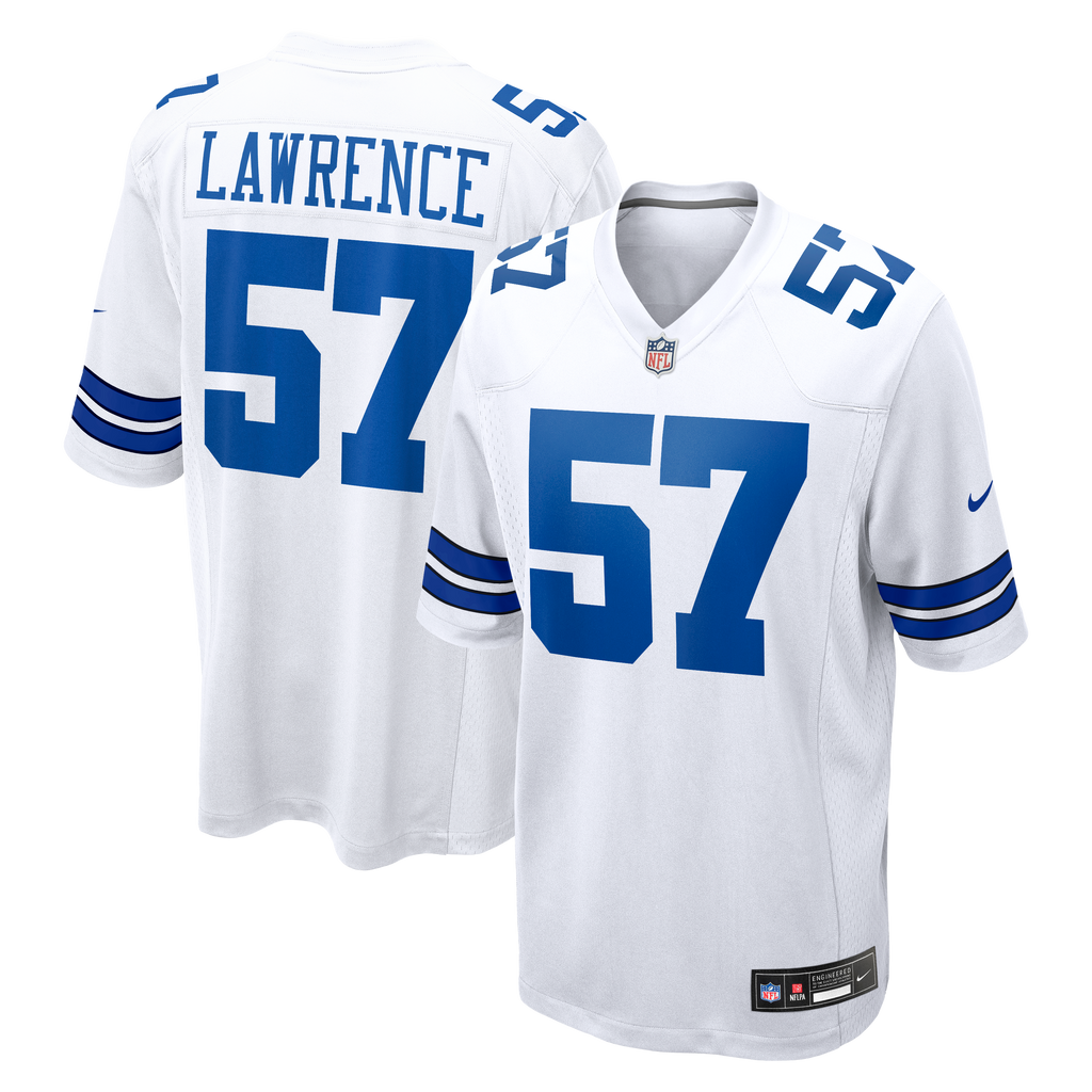 Men's Dallas Cowboys Malachi Lawrence Nike White Game Jersey