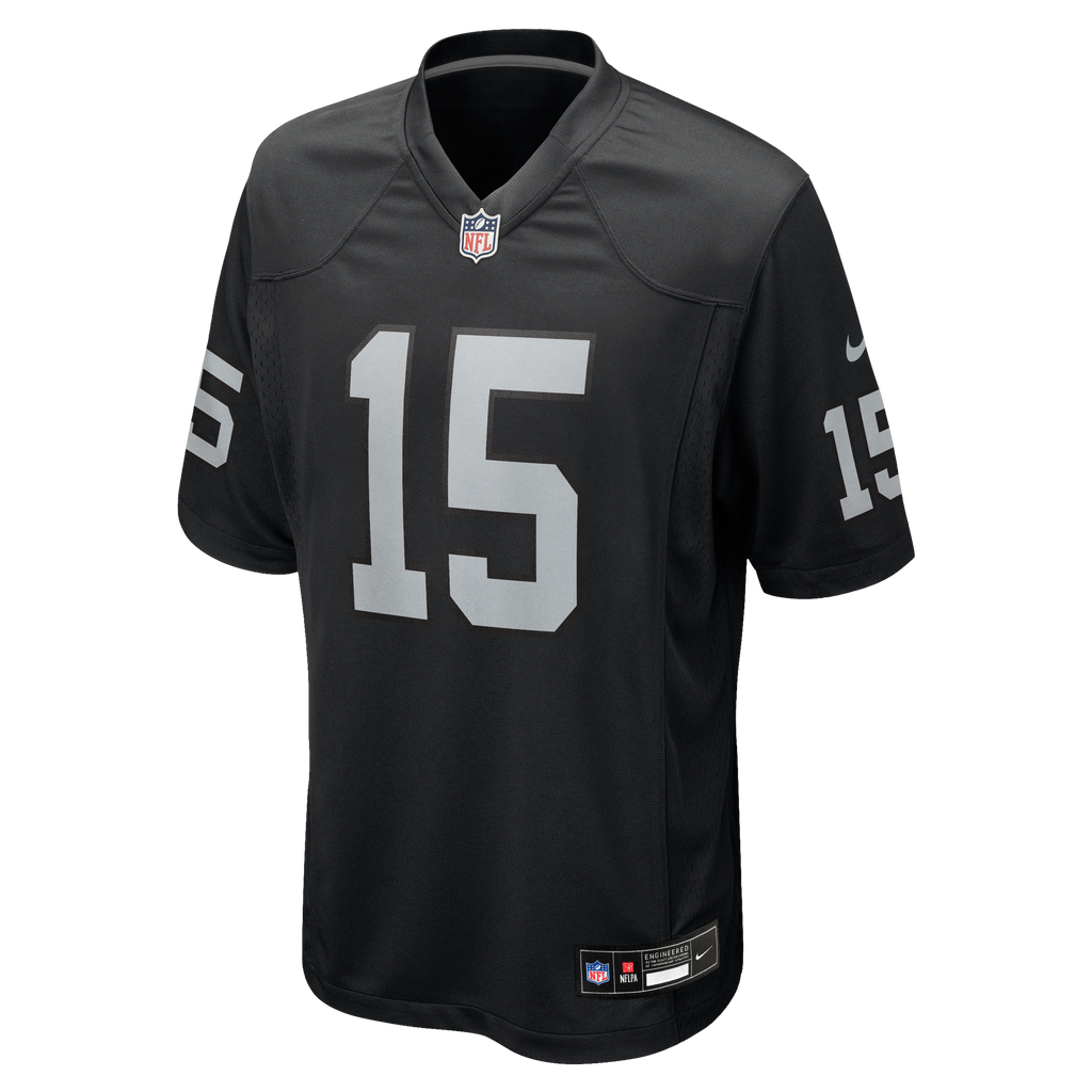 Men's Las Vegas Raiders Fernando Mendoza Nike Black 2026 Nfl Draft First Round Pick No 1 Team Game Jersey