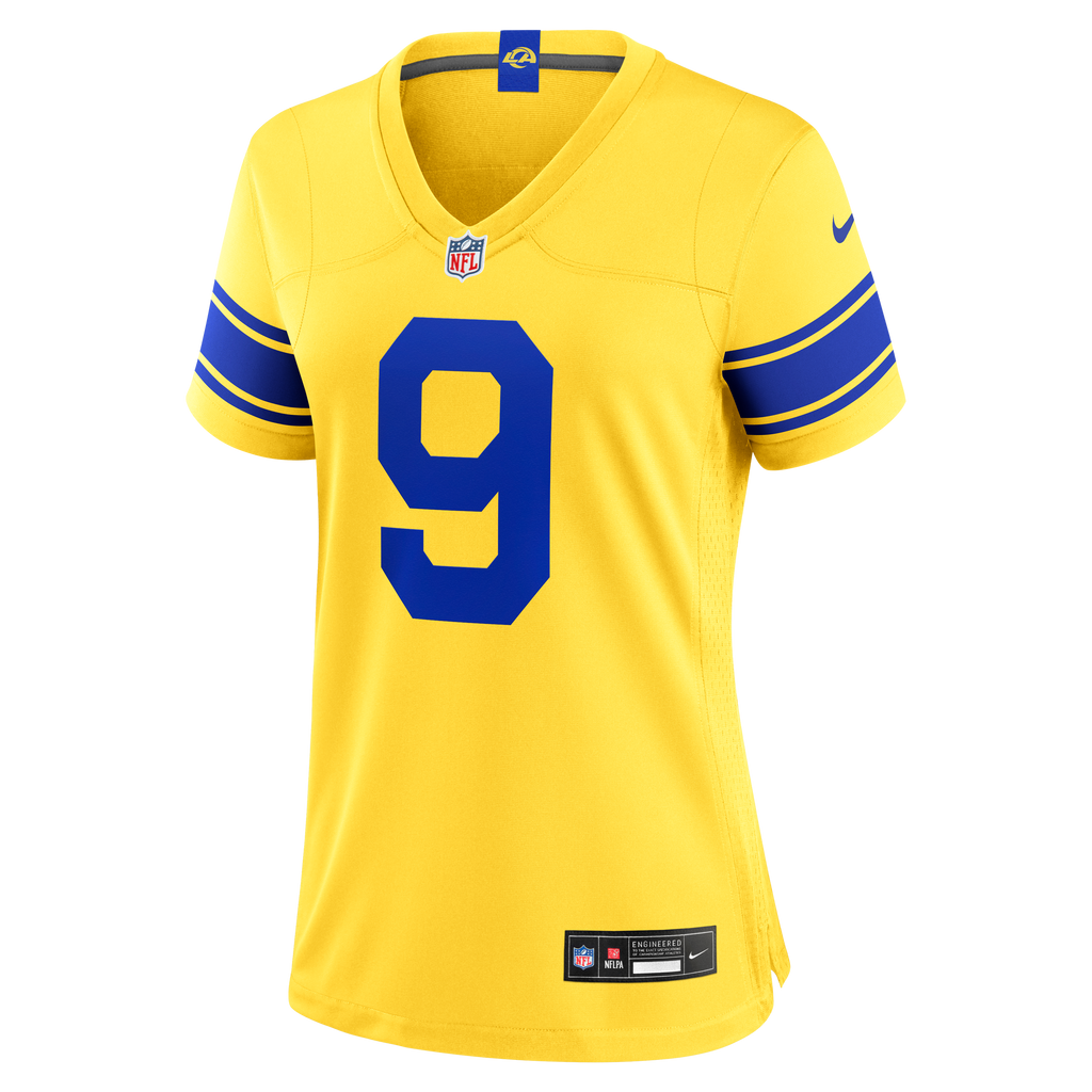 Women's Los Angeles Rams Matthew Stafford Nike Classic Sol Game Jersey