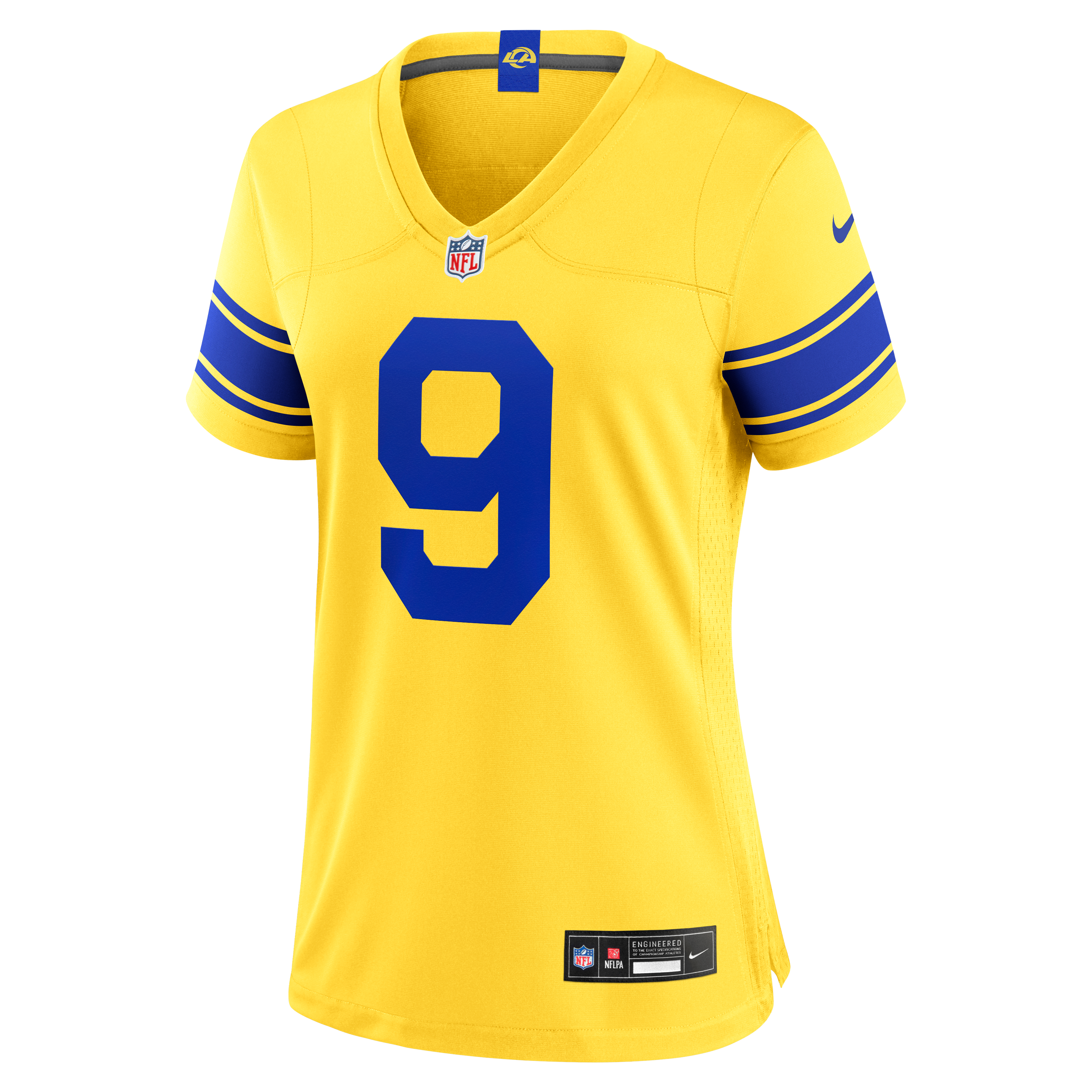 Women's Los Angeles Rams Matthew Stafford Nike Classic Sol Game Jersey