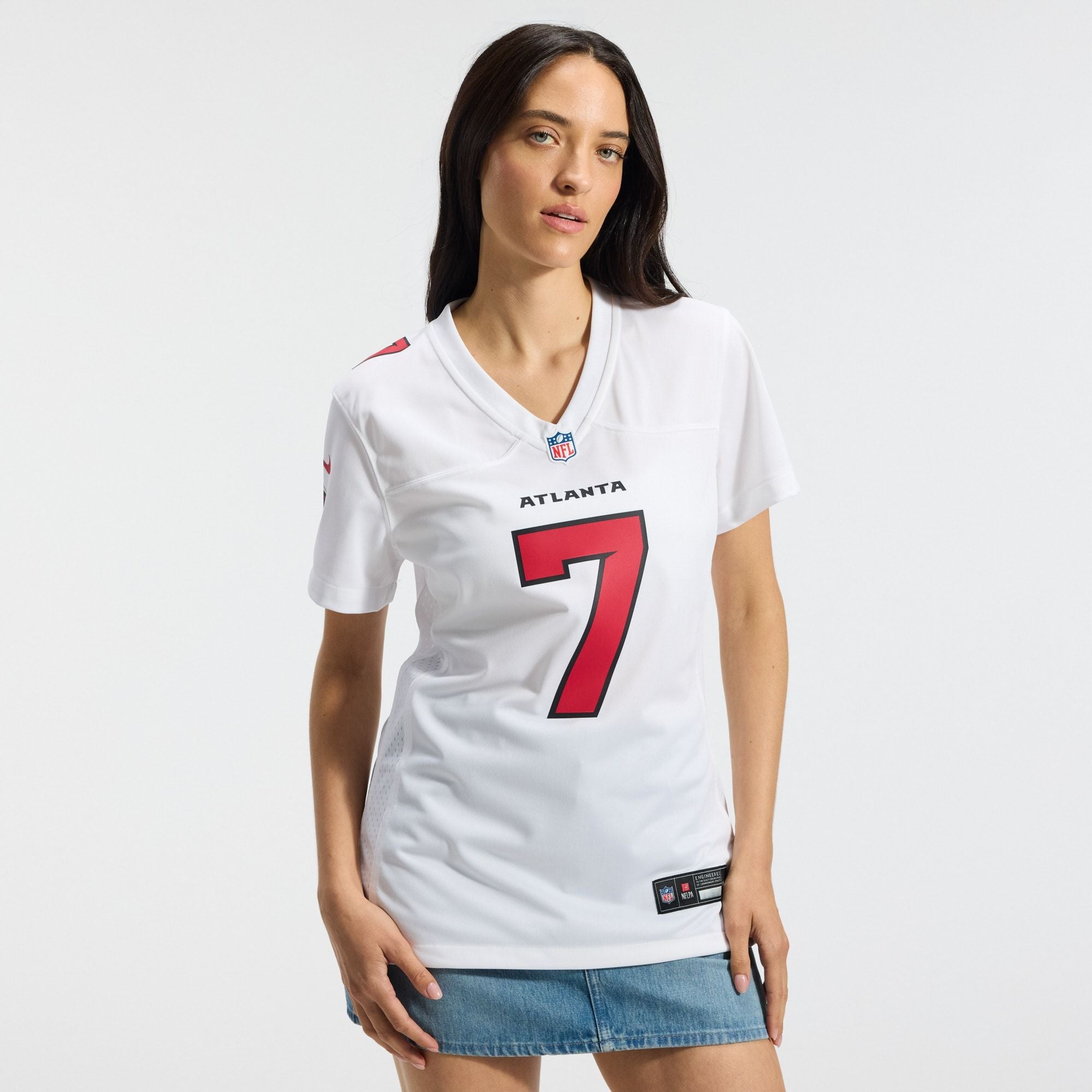 Women's Atlanta Falcons Bijan Robinson Nike White Game Jersey