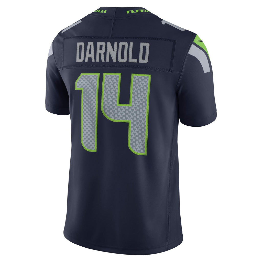 Men's Seattle Seahawks Sam Darnold Nike College Navy Team Vapor Fuse Stitched Limited Jersey