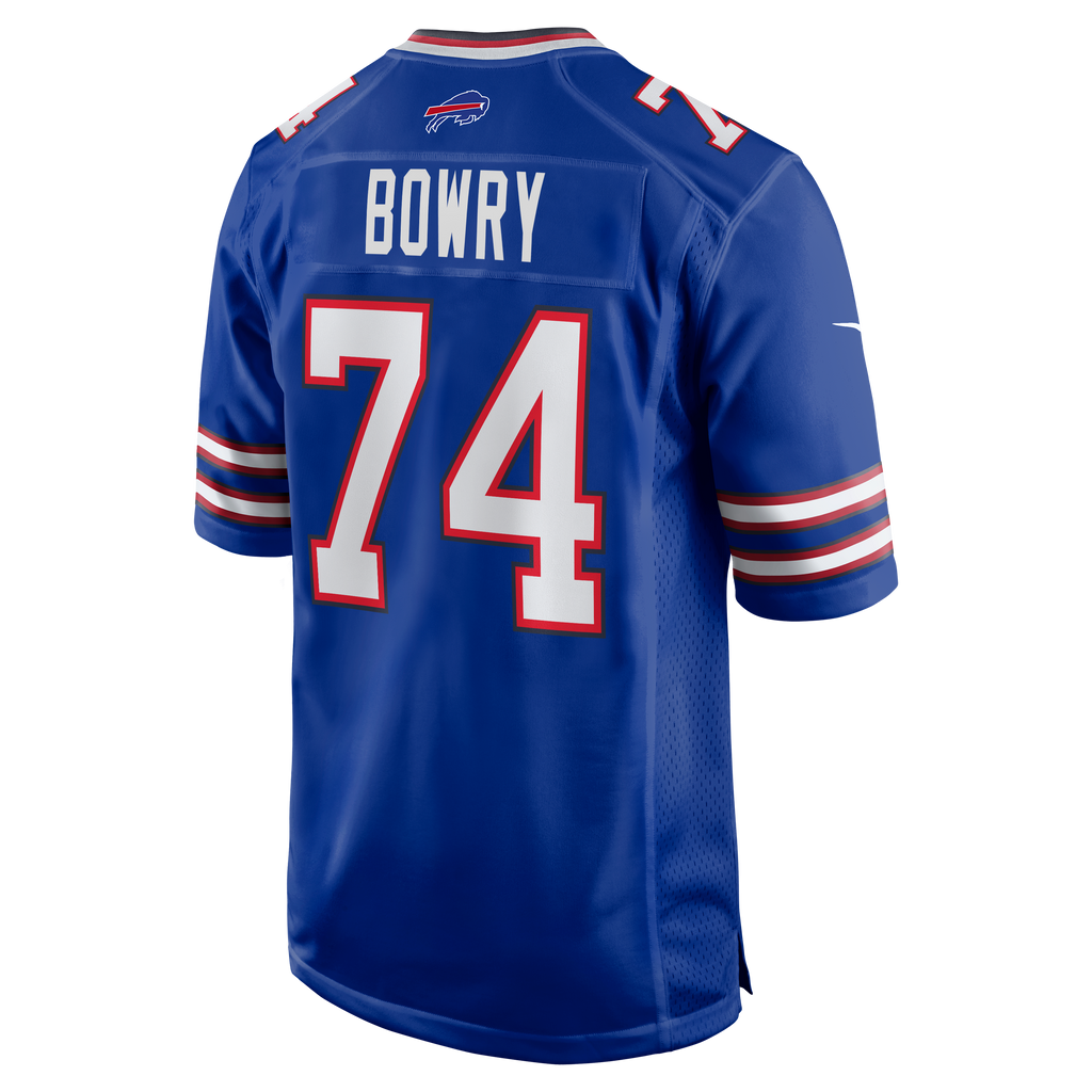 Men's Buffalo Bills Jude Bowry Nike Royal Team Game Jersey