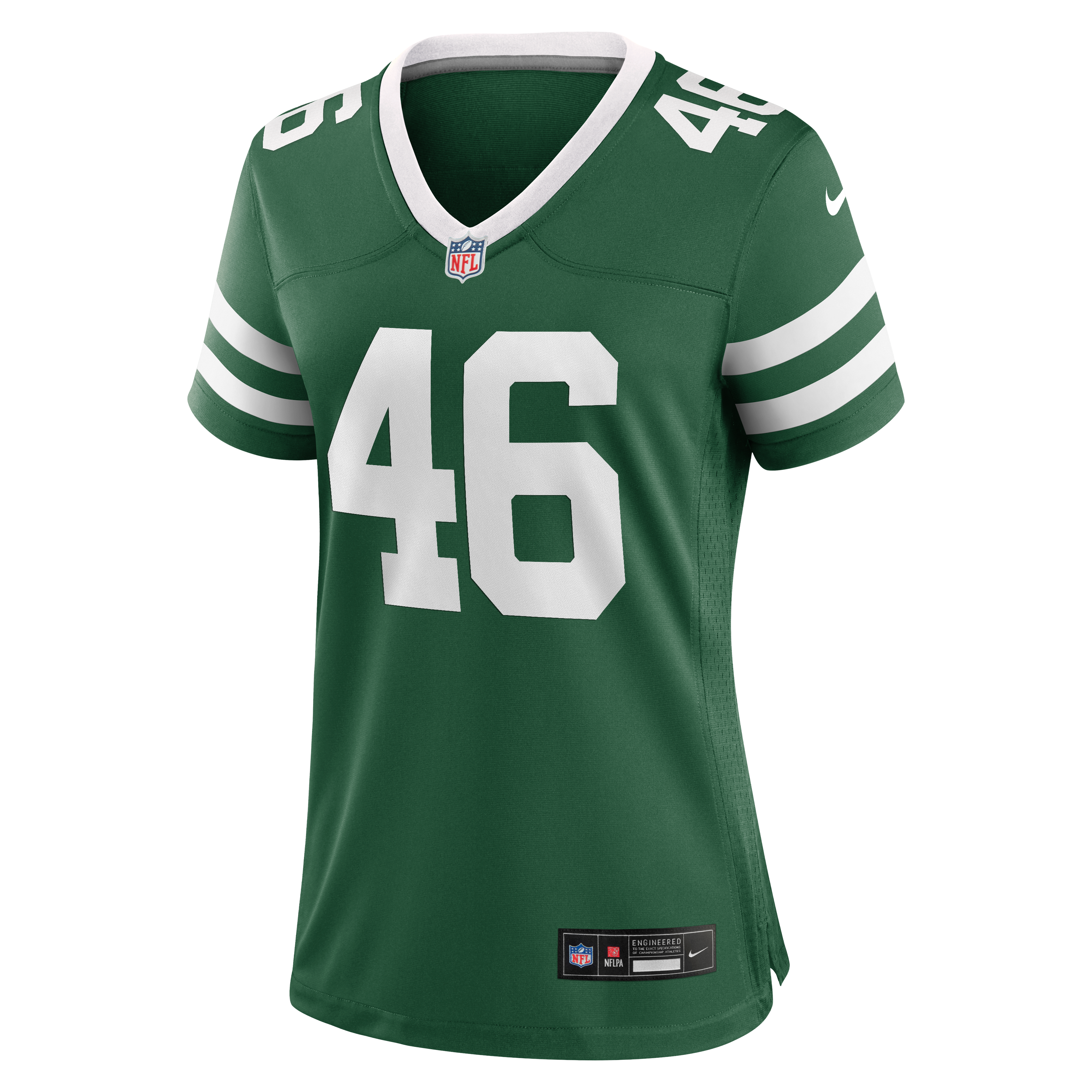 Women's New York Jets Joseph Ossai Nike Legacy Green Team Game Jersey