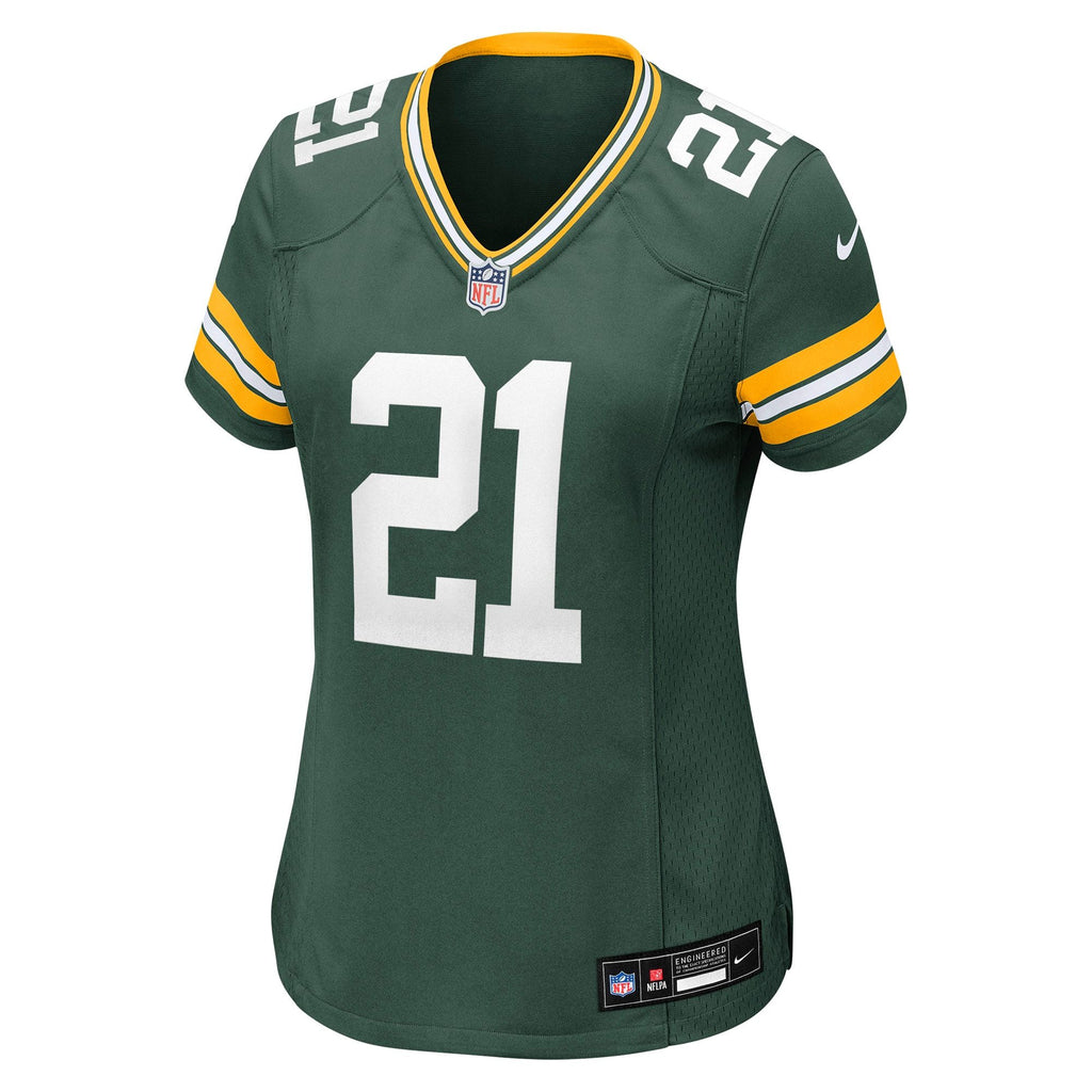 Women's Green Bay Packers Benjamin St Juste Nike Green Team Game Jersey