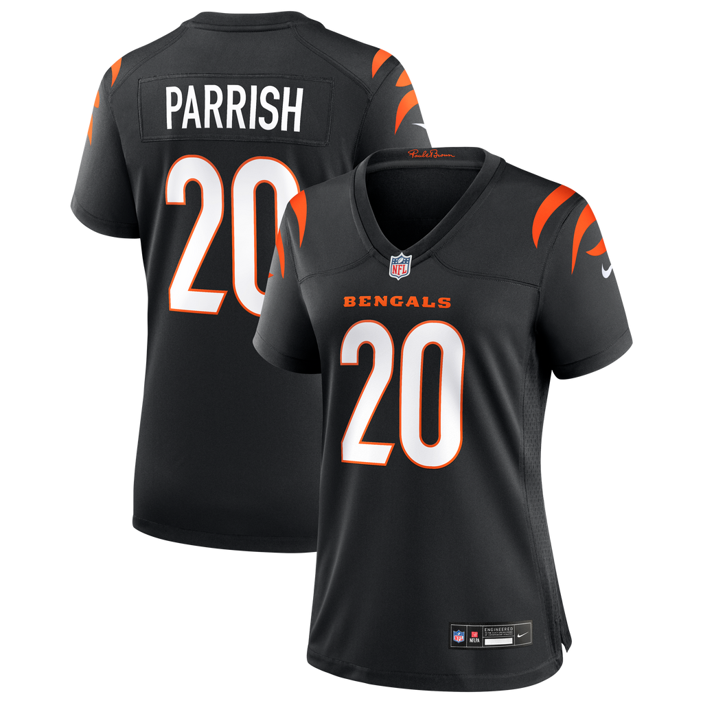 Women's Cincinnati Bengals Lemar Parrish Nike Black Team Retired Game Jersey