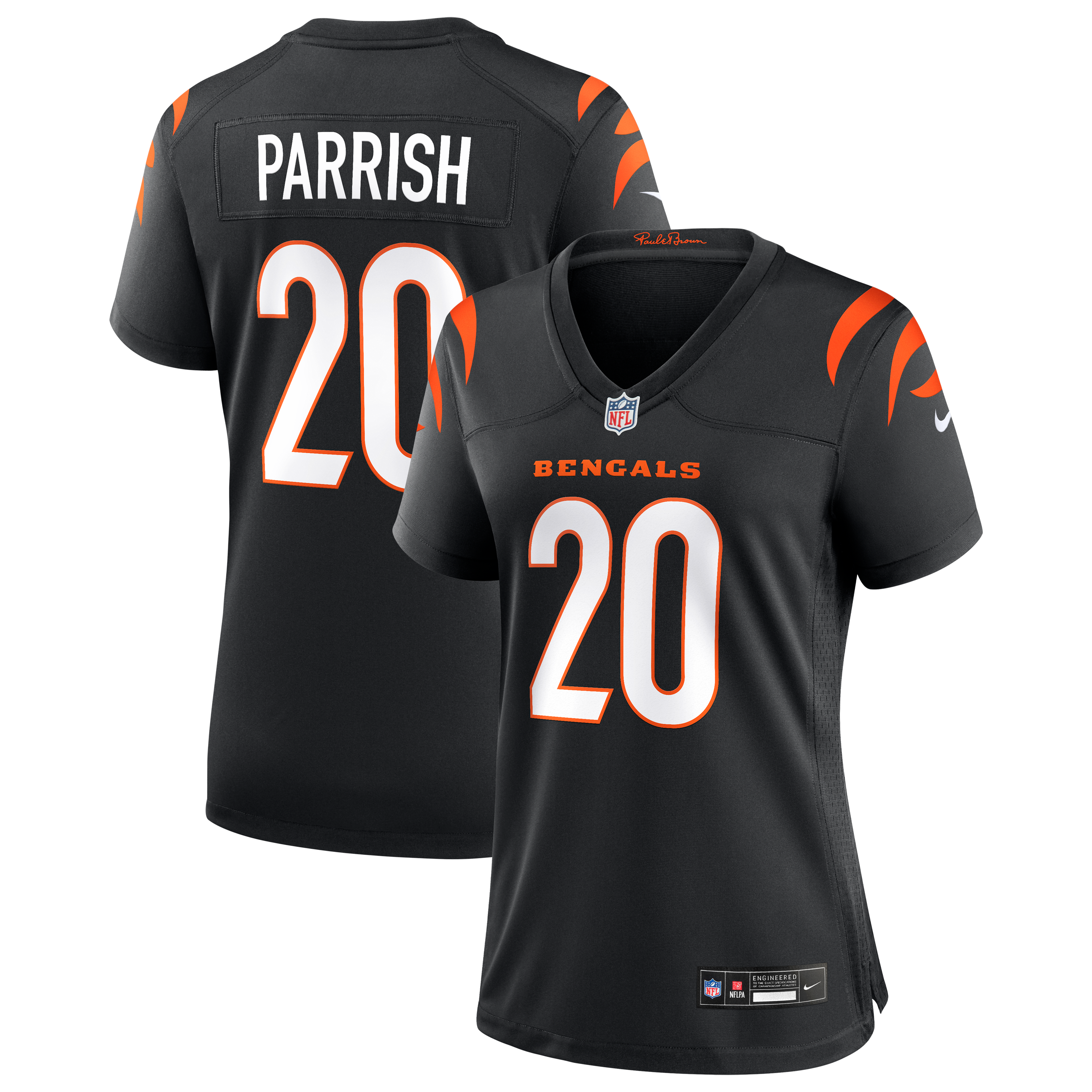 Women's Cincinnati Bengals Lemar Parrish Nike Black Team Retired Game Jersey