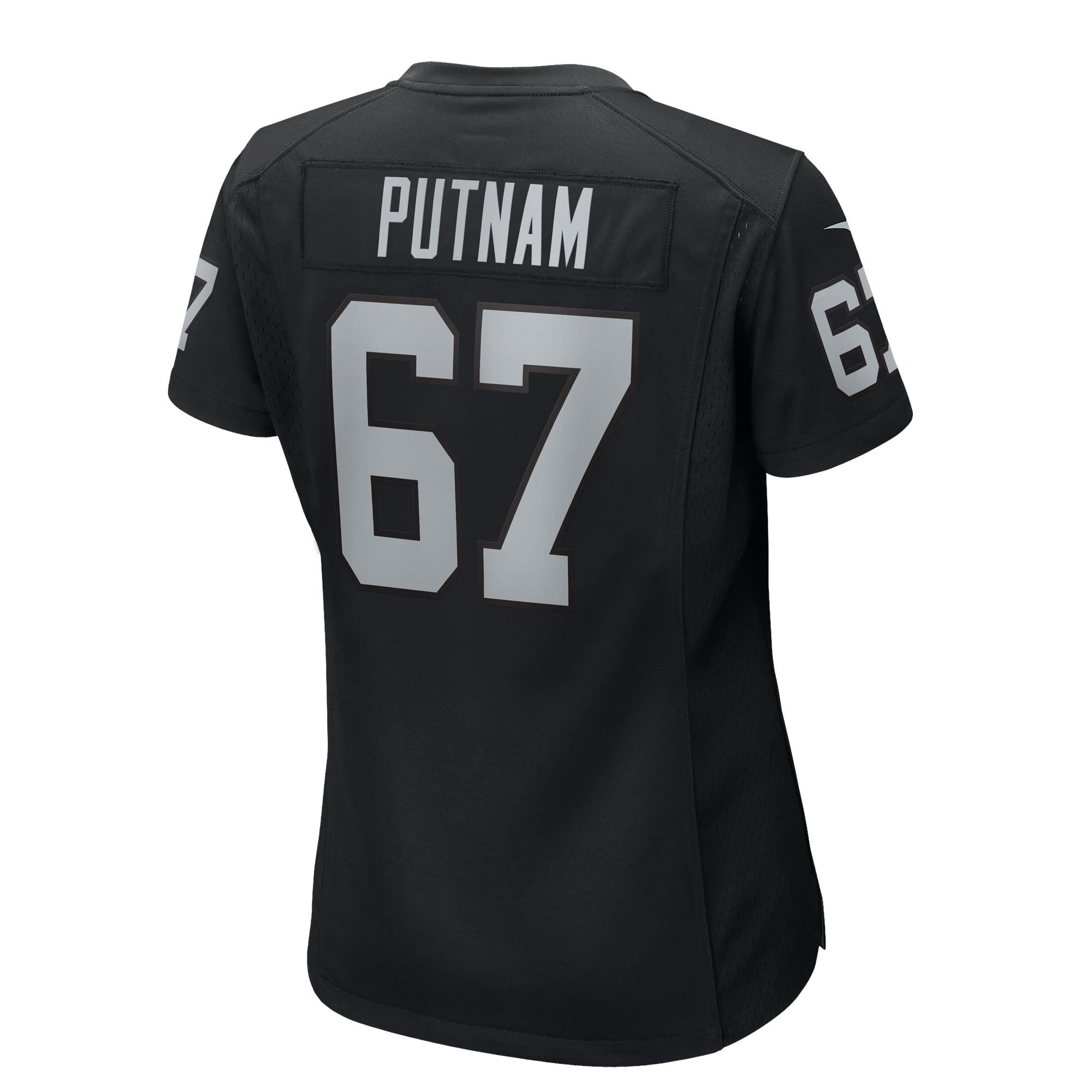 Women's Las Vegas Raiders Will Putnam Nike Black Team Game Jersey