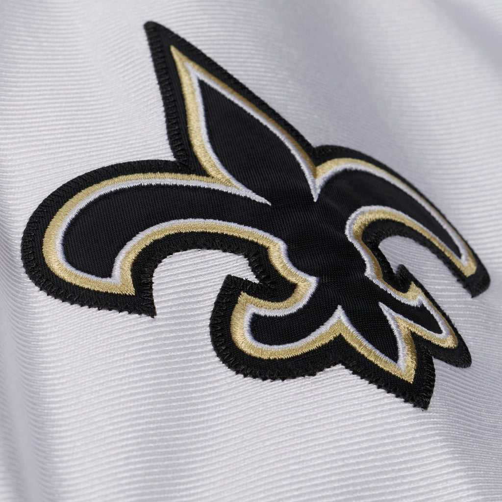 Men's New Orleans Saints Drew Brees Mitchell And Ness White Super Bowl Xliv Authentic Jersey