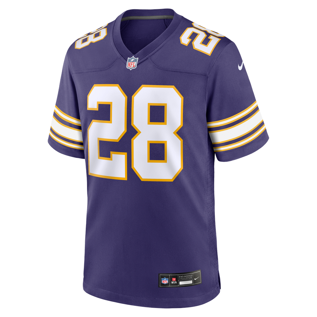 Men's Minnesota Vikings Adrian Peterson Nike Purple Alternate 2 Classic Retired Game Jersey