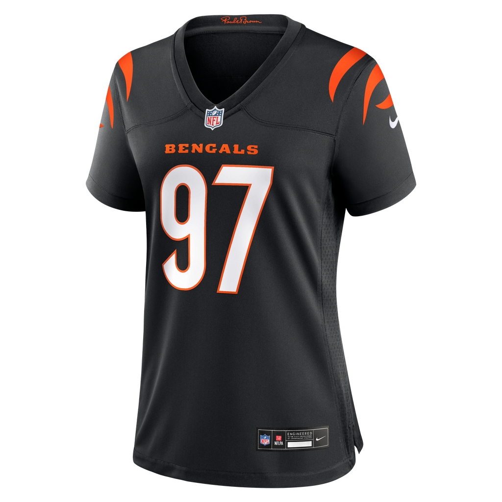 Women's Cincinnati Bengals Dexter Lawrence Ii Nike Black Game Jersey