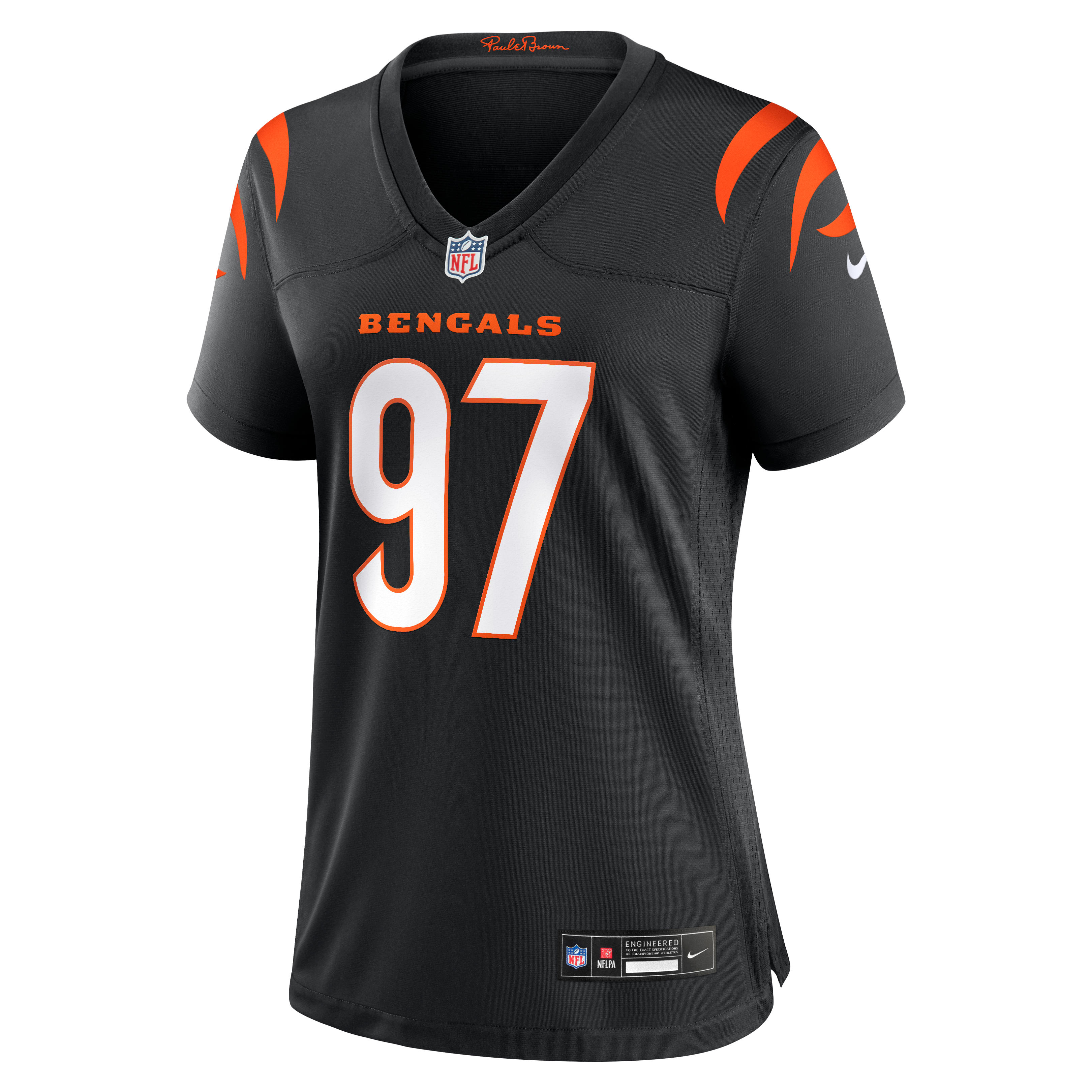 Women's Cincinnati Bengals Dexter Lawrence Ii Nike Black Game Jersey