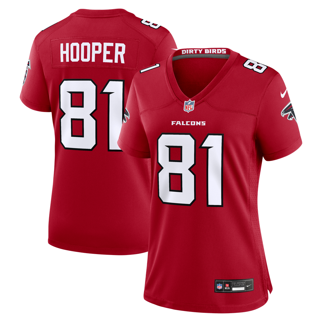 Women's Atlanta Falcons Austin Hooper Nike Red Team Game Jersey